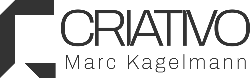 Criativo Logo Lang in schwarz - Criativo Logo mit dem Namen des Inhaber Marc