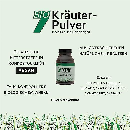 BIO 7 Kräuter-Pulver nach Bertrand Heidelsberger