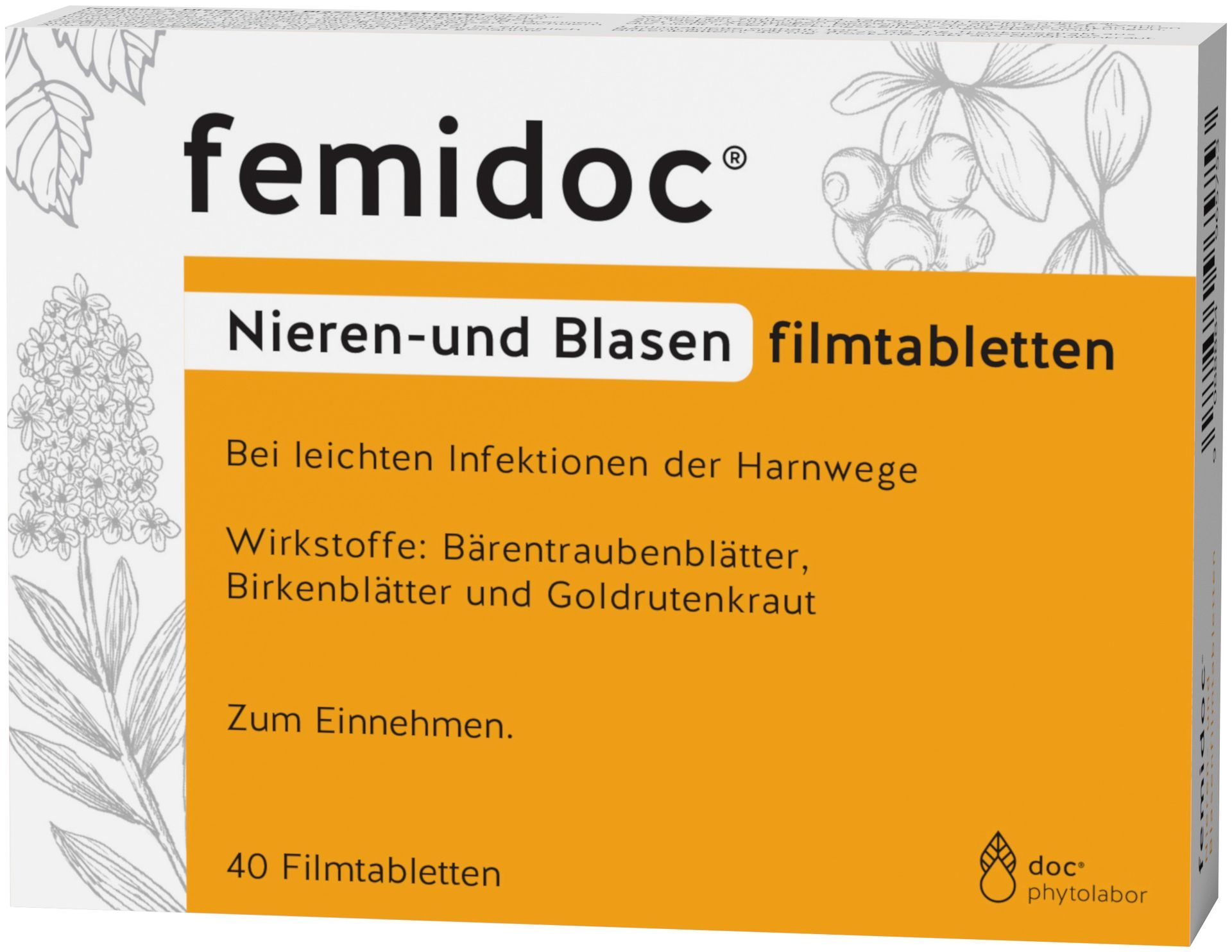 femidoc® NIEREN- UND BLASEN FILMTABLETTEN
