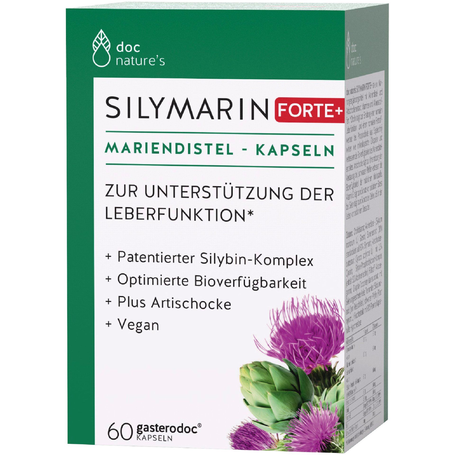 doc nature's SILYMARIN FORTE+ MARIENDISTEL-KAPSELN