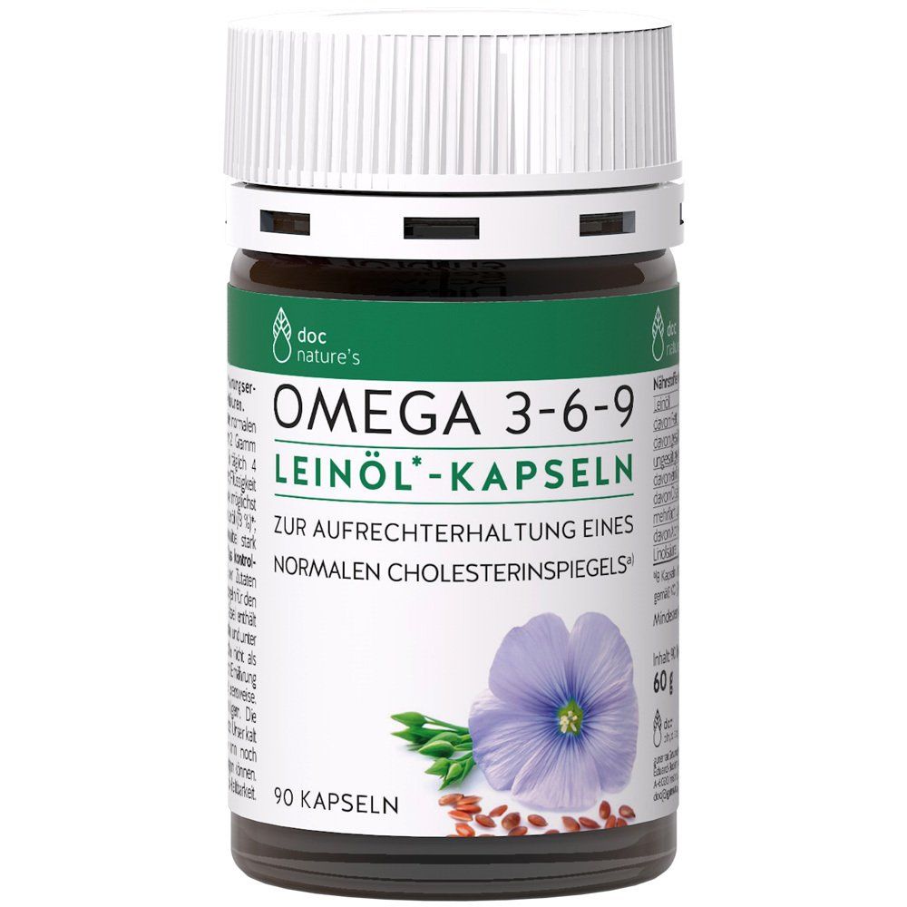 doc nature's OMEGA 3-6-9 LEINÖL*-KAPSELN doc nature's OMEGA 3-6-9 LEINÖL*-KAPSELN