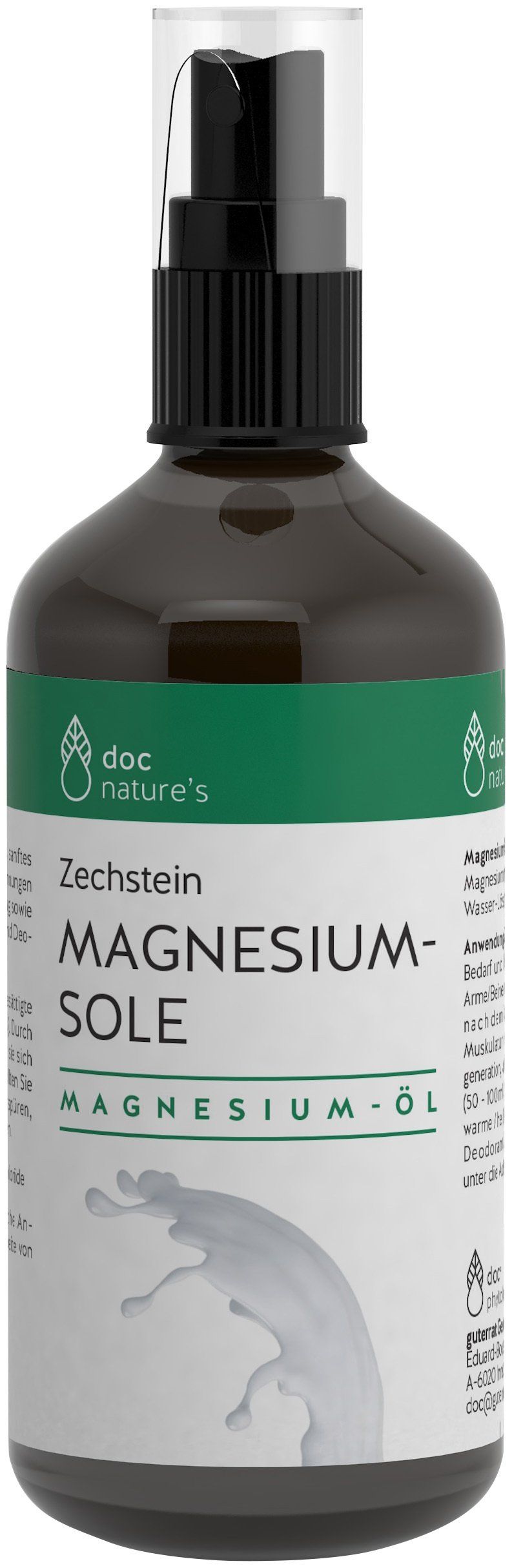 doc nature's Zechstein MAGNESIUM-SOLE MAGNESIUM-ÖL Spray