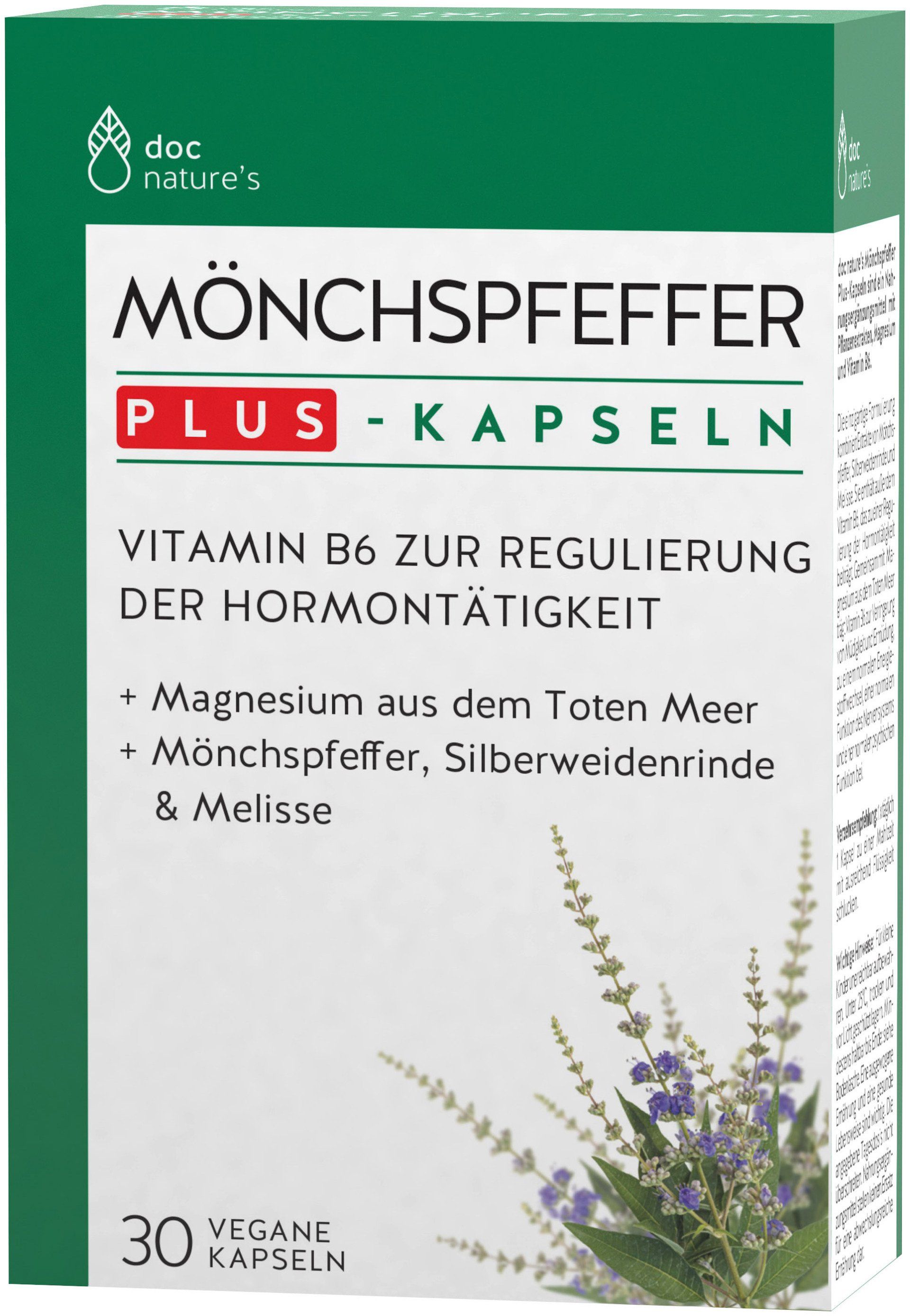 doc nature's MÖNCHSPFEFFER PLUS-KAPSELN doc nature's MÖNCHSPFEFFER PLUS-KAPSELN