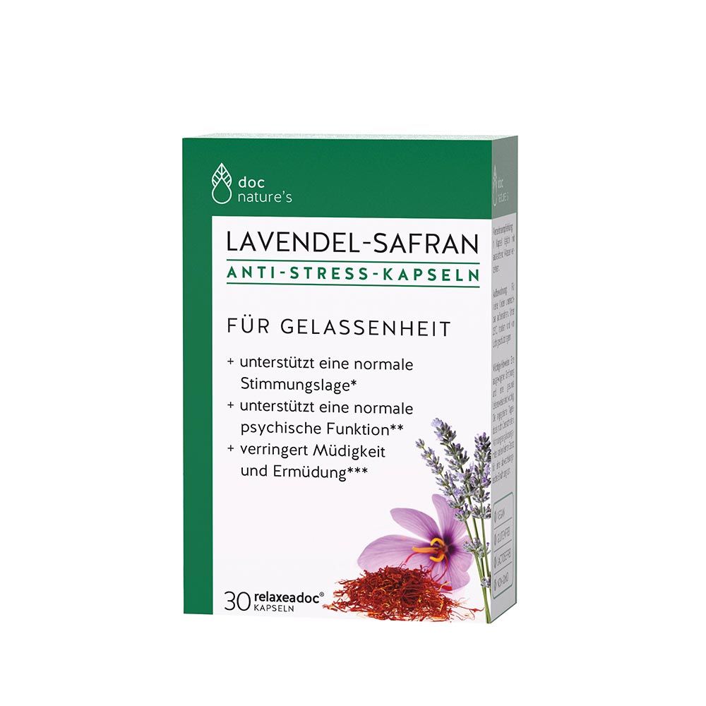 doc nature’s LAVENDEL-SAFRAN ANTI-STRESS-KAPSELN doc nature’s LAVENDEL-SAFRAN ANTI-STRESS-KAPSELN