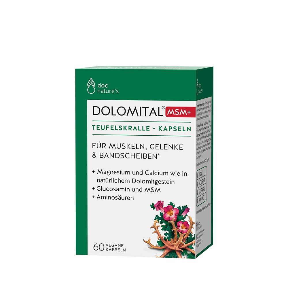 doc nature's DOLOMITAL MSM Teufelskralle-Kapseln doc nature's DOLOMITAL MSM Teufelskralle-Kapseln