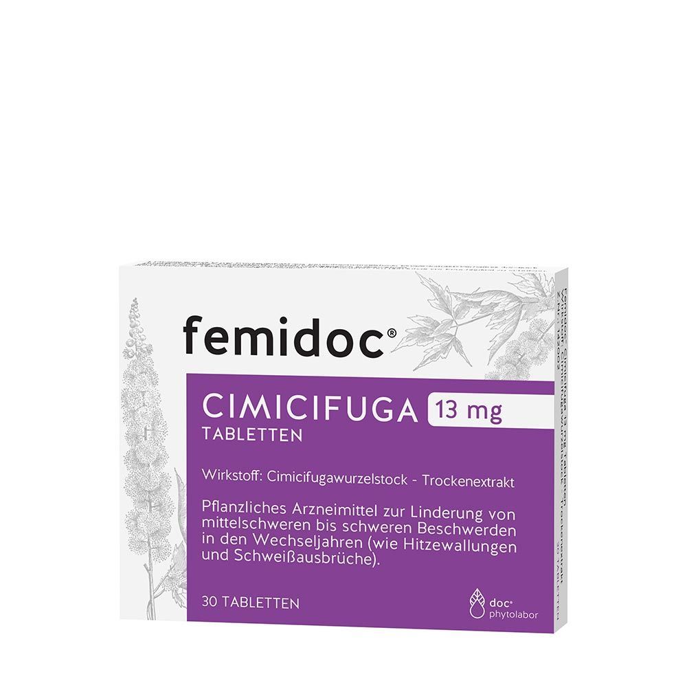 femidoc® CIMICIFUGA 13mg TABLETTEN femidoc® CIMICIFUGA 13mg TABLETTEN