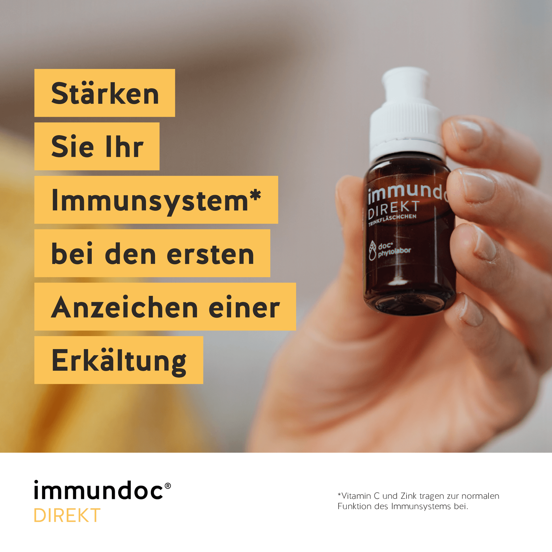 Stärken Sie Ihr Immunsystem mit immundoc® DIREKT