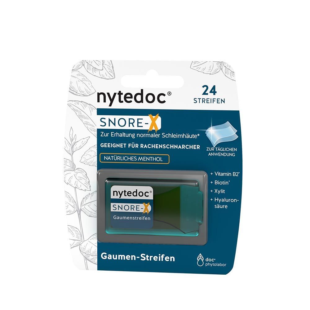 nytedoc® SNORE-X® Gaumen-Streifen nytedoc® SNORE-X® Gaumen-Streifen
