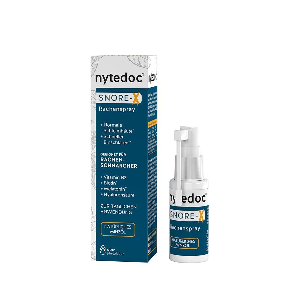 nytedoc® SNORE-X® Rachenspray nytedoc® SNORE-X® Rachenspray