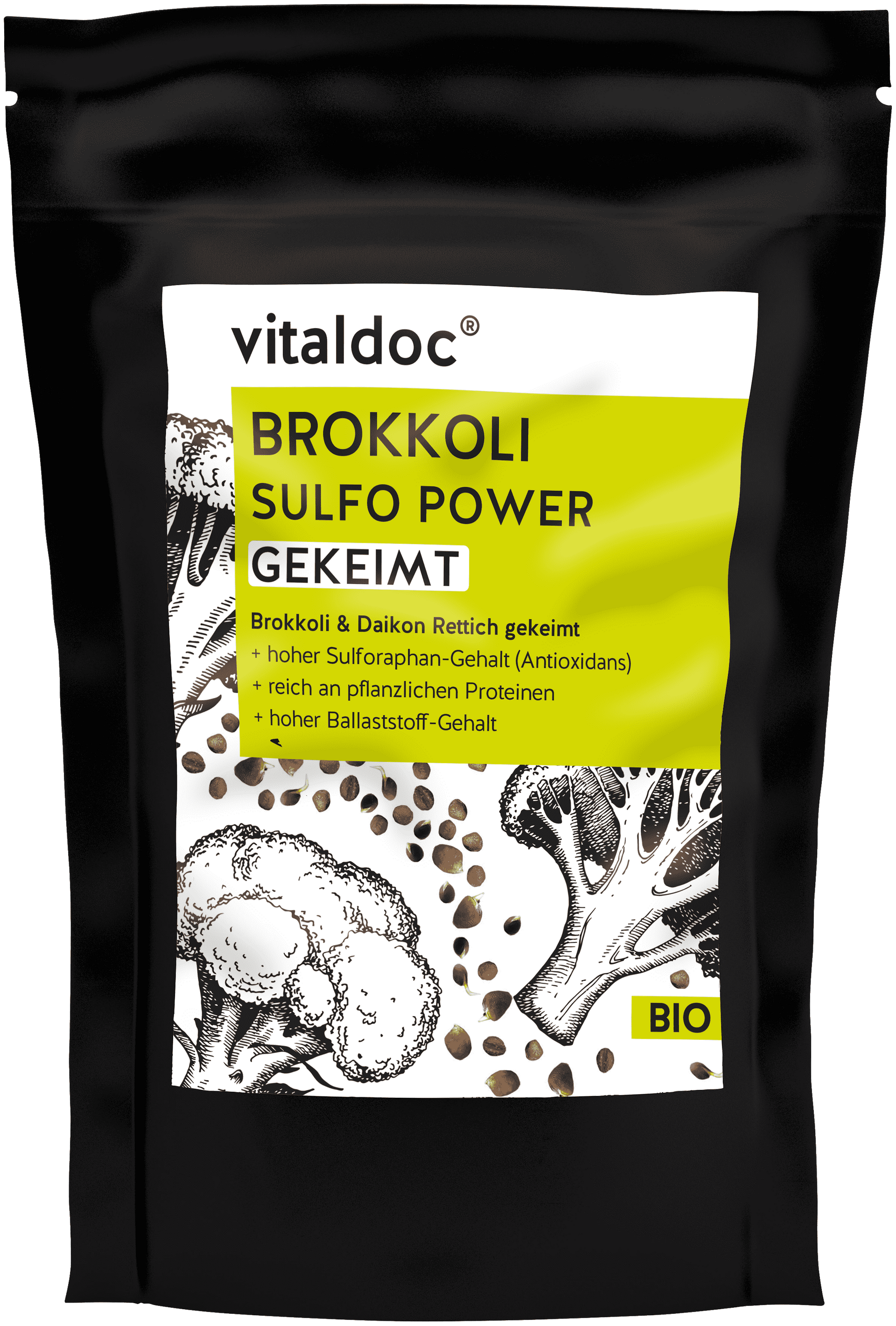 vitaldoc® BROKKOLI GEKEIMT BIO vitaldoc® BROKKOLI GEKEIMT BIO