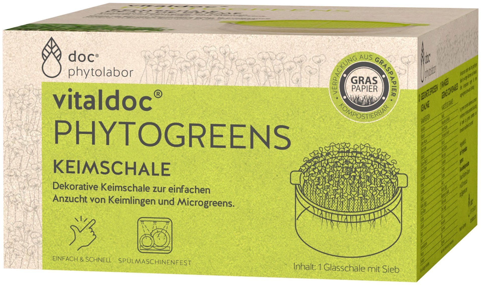 vitaldoc® PHYTOGREENS Keimschale vitaldoc® PHYTOGREENS Keimschale