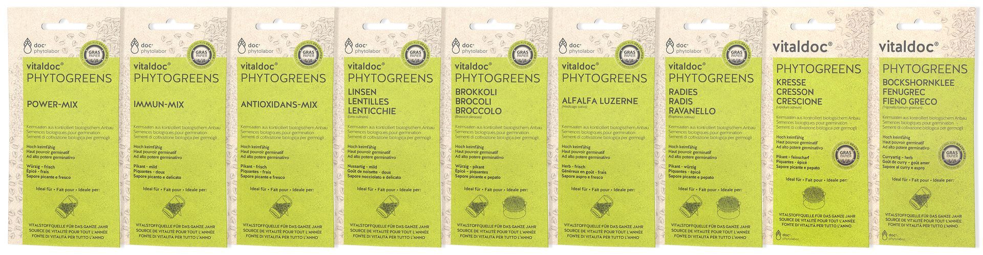 vitaldoc® PHYTOGREENS Keimsaaten vitaldoc® PHYTOGREENS Keimsaaten