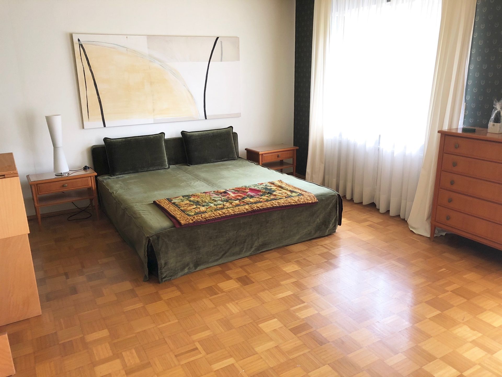 Mietwohnung Durlach großes Schlafzimmer