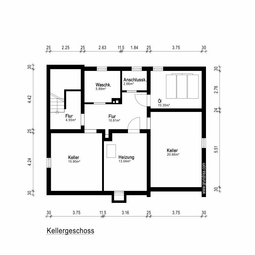 Grundriss Dachgeschoß Verkauf Haus in Eggenstein-Leopoldshafen