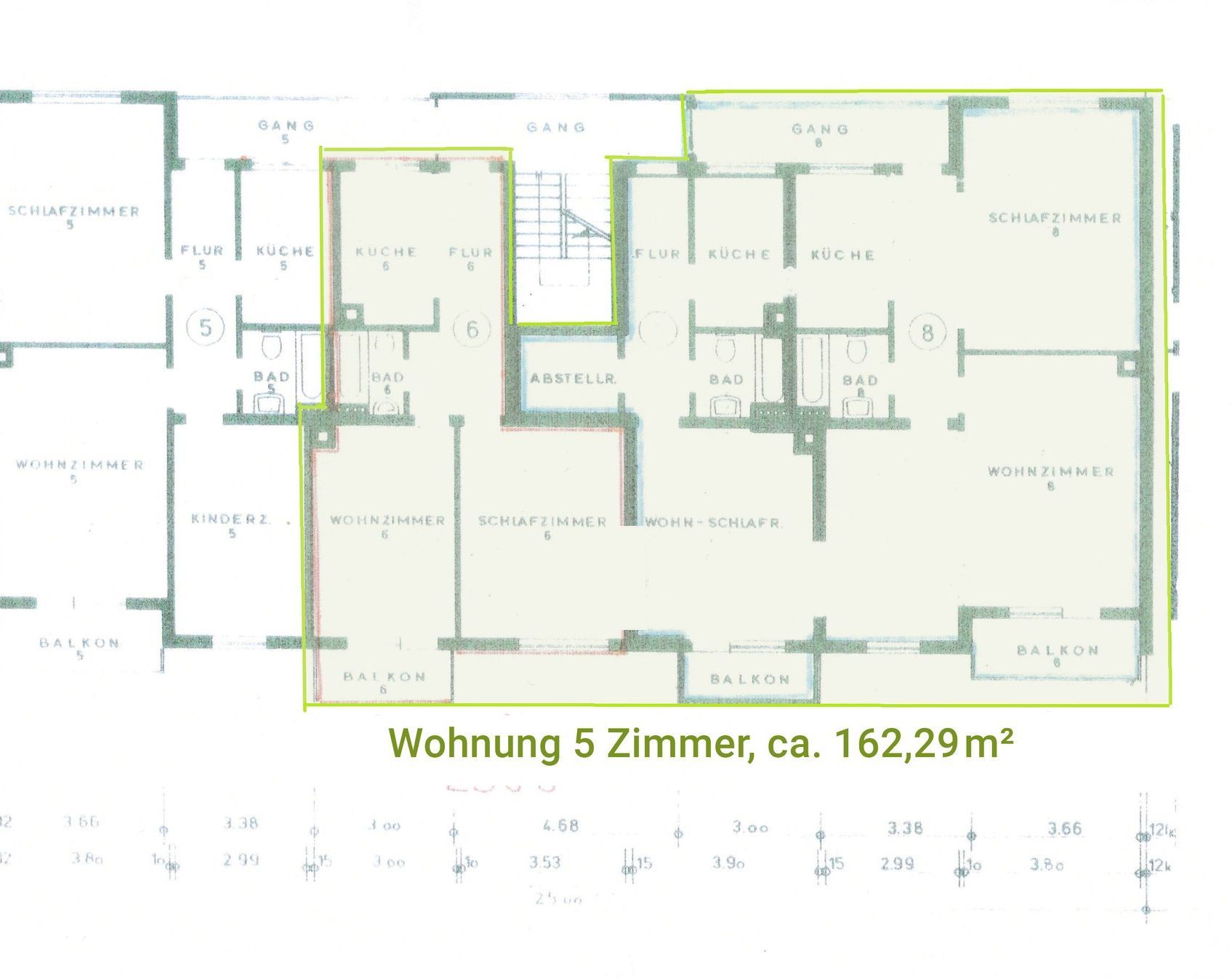 Kauf 5 Zi Wohnung in Karlsruhe Durlach