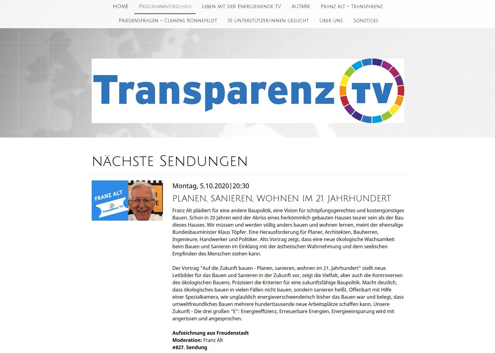 www.transparenz.TV