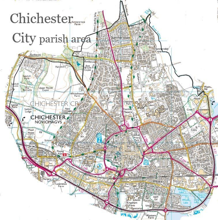 Chichester City parish area