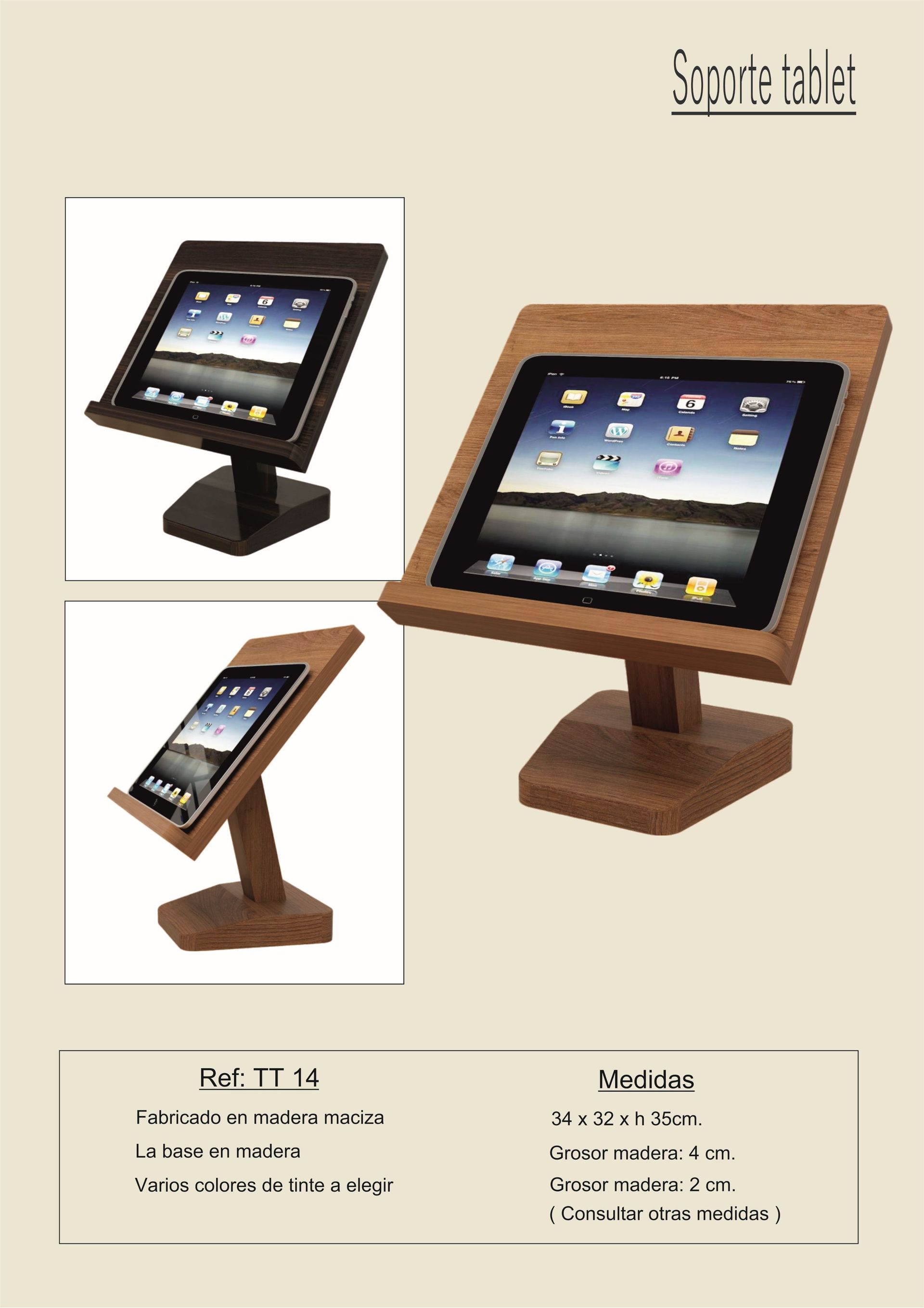 Soporte tablet mesa