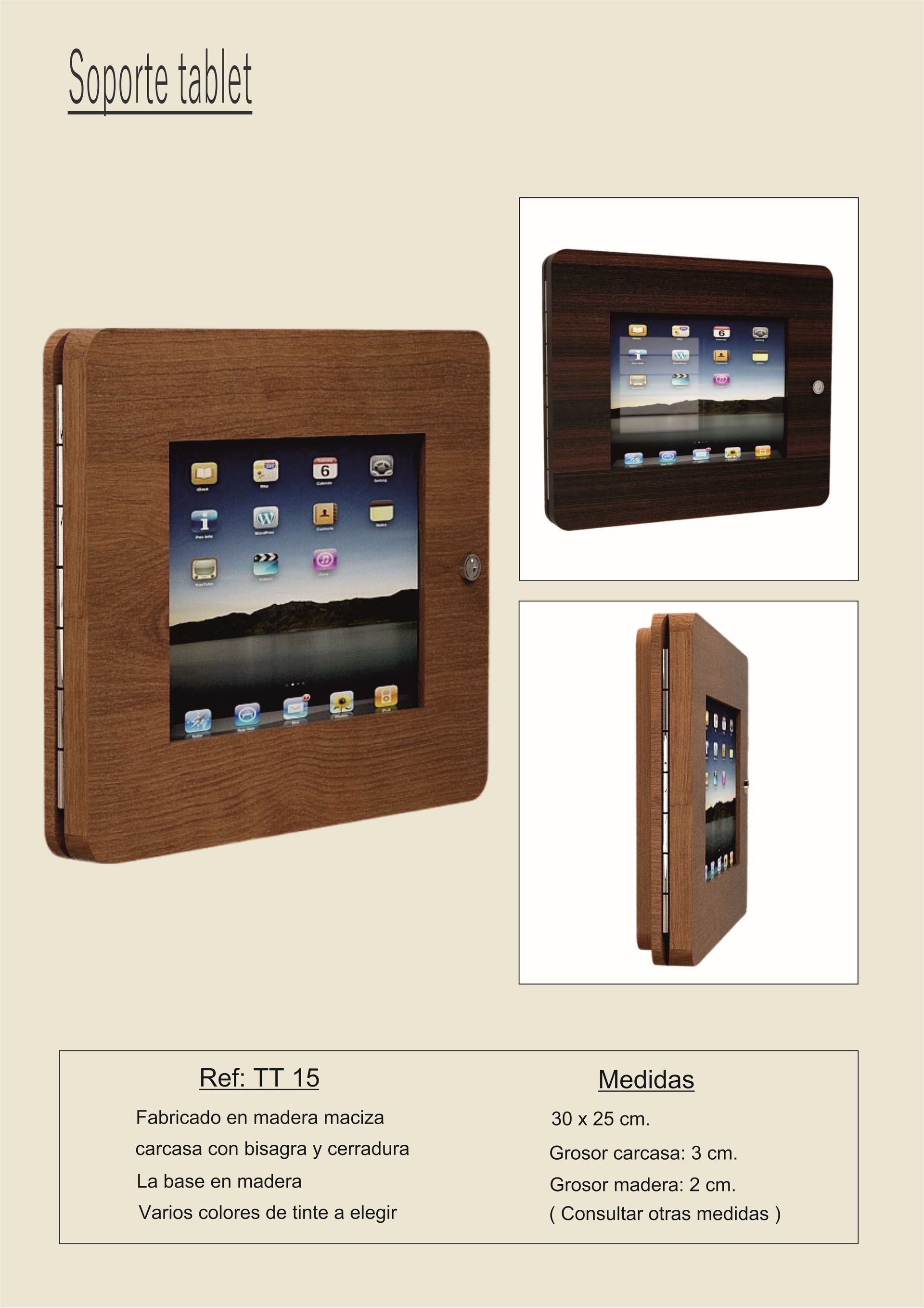 Soporte tablet pared