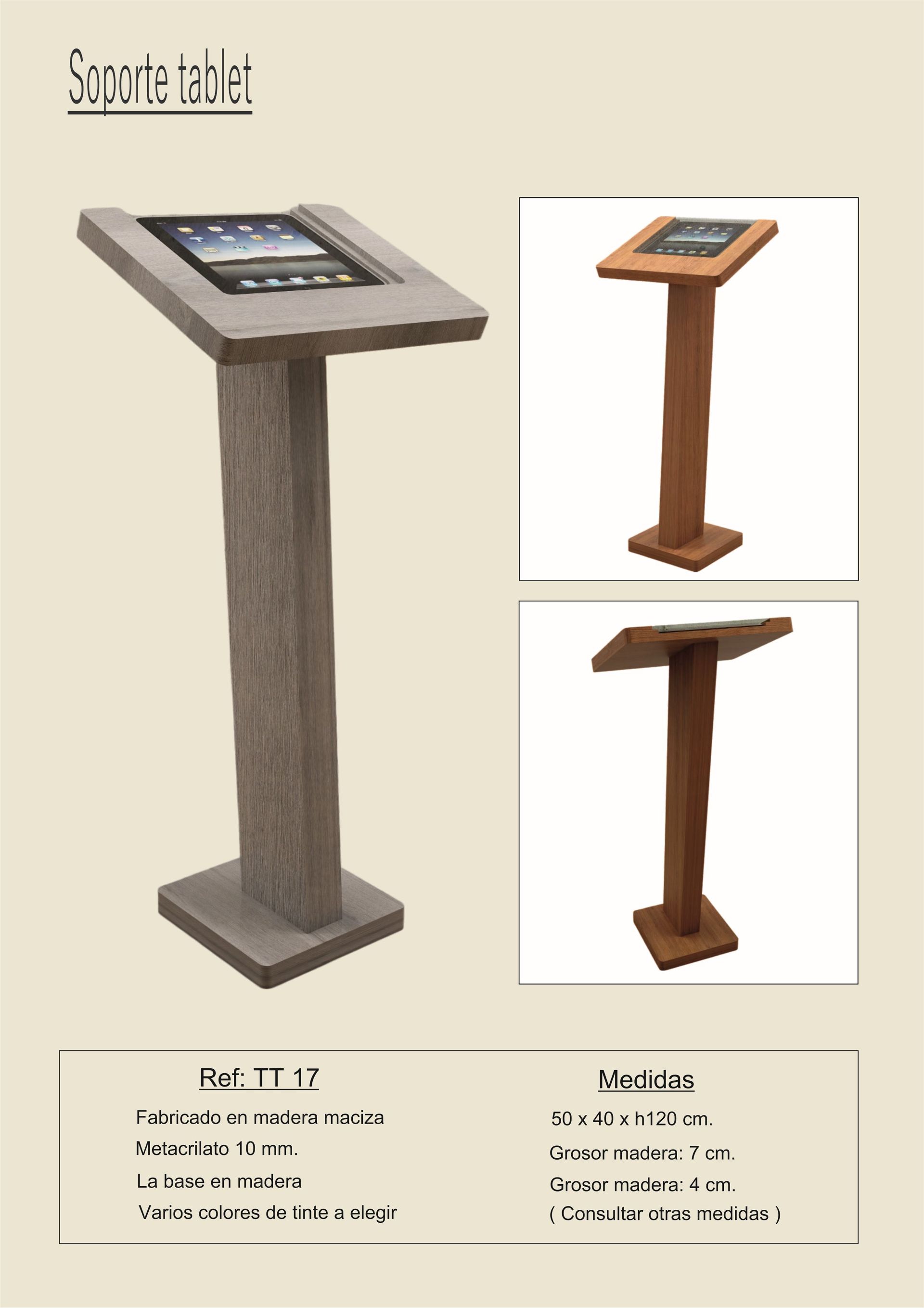 Soporte tablet suelo