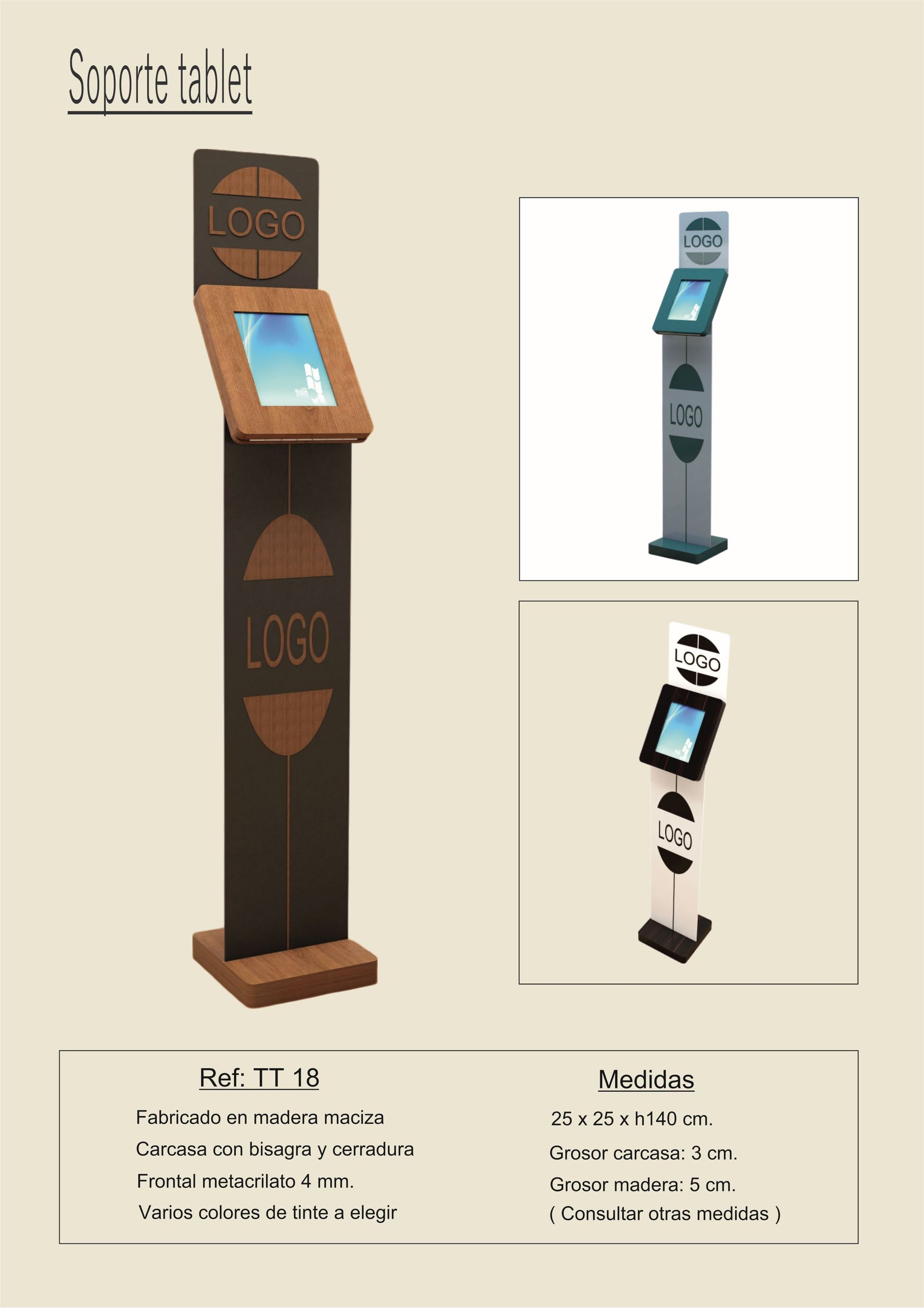 Soporte suelo tablet