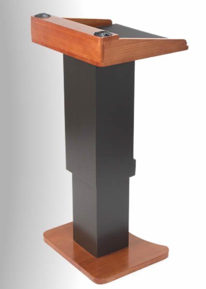 Atril eléctrico regulable en altura