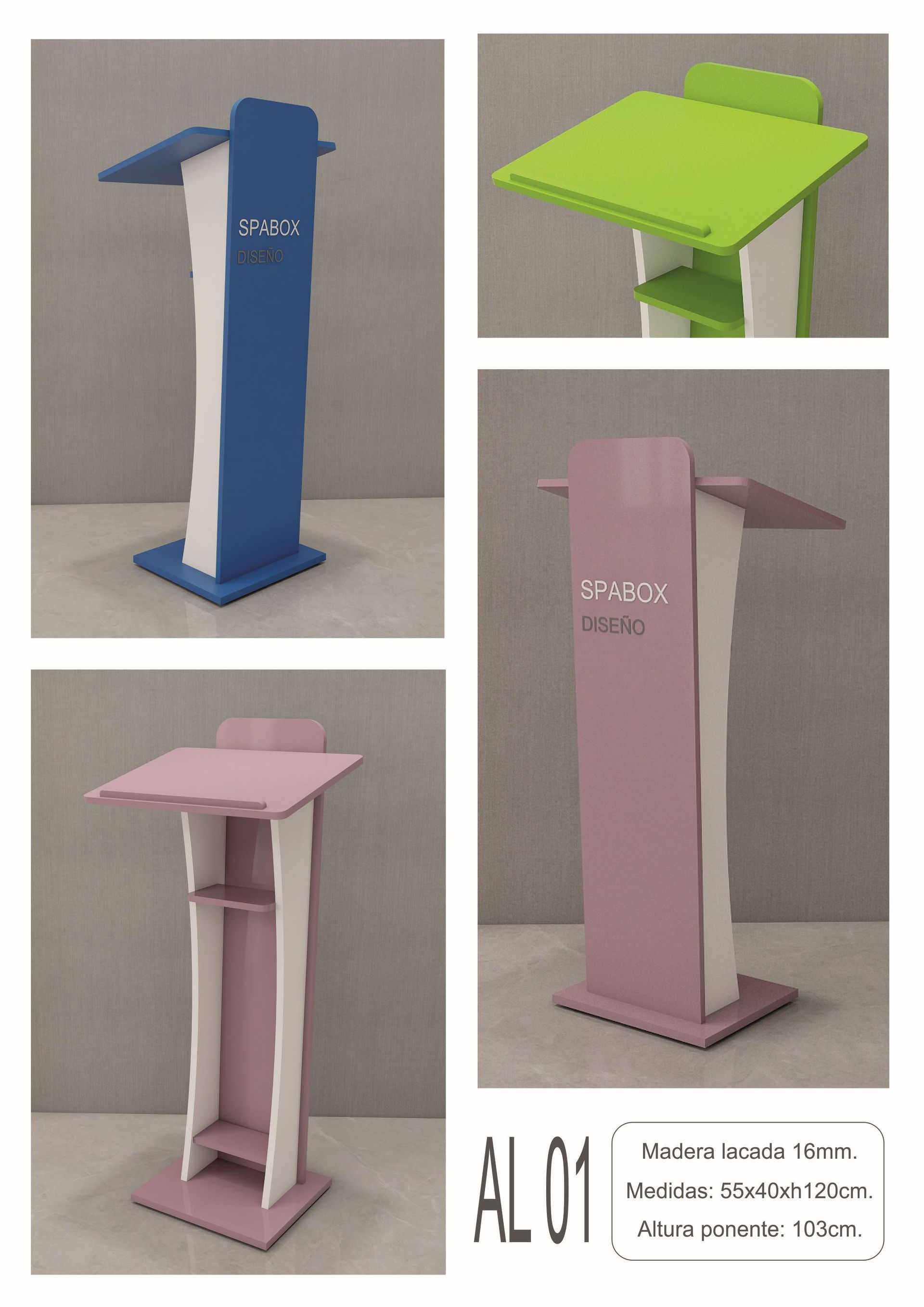 Atriles madera