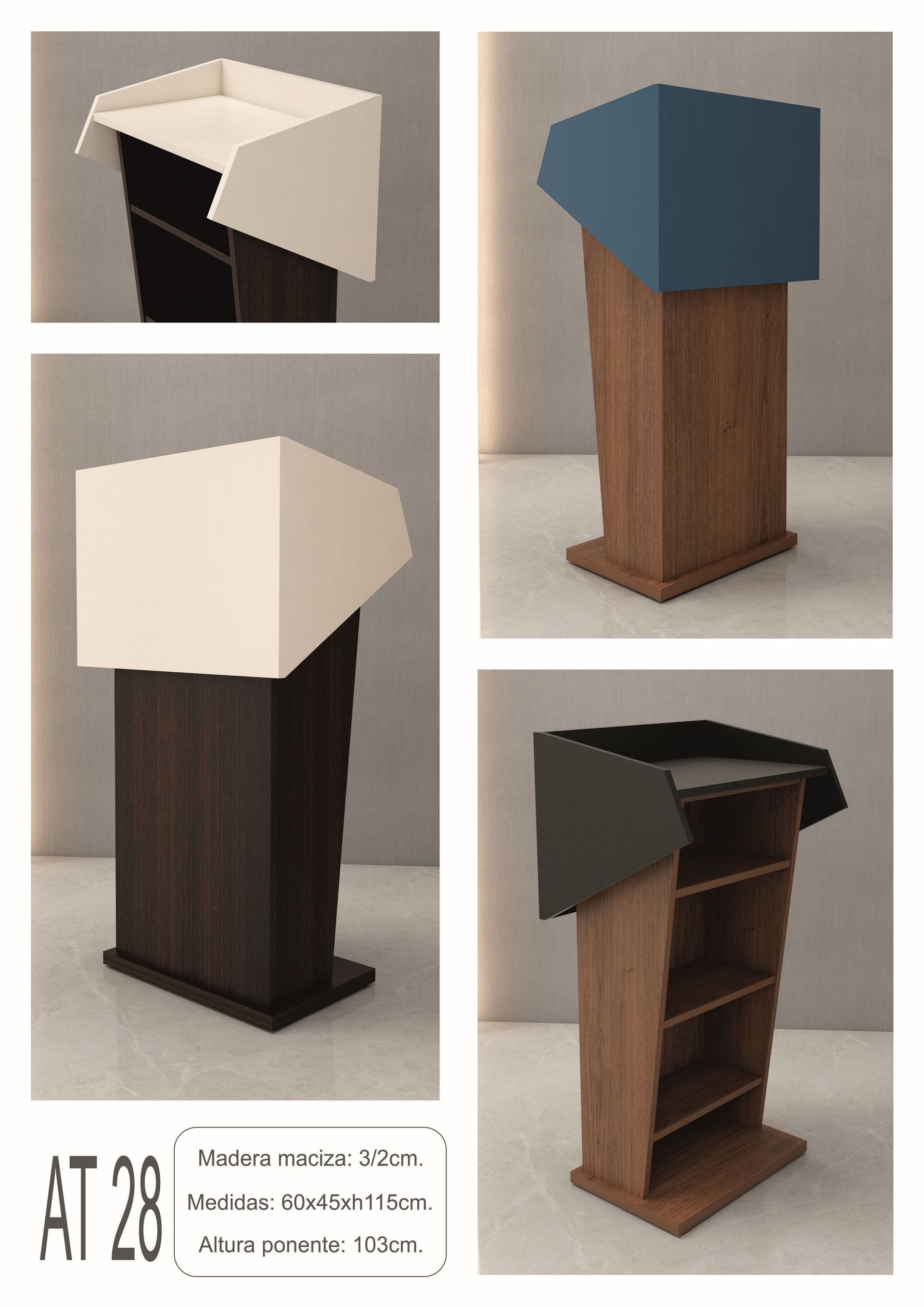 Atriles madera