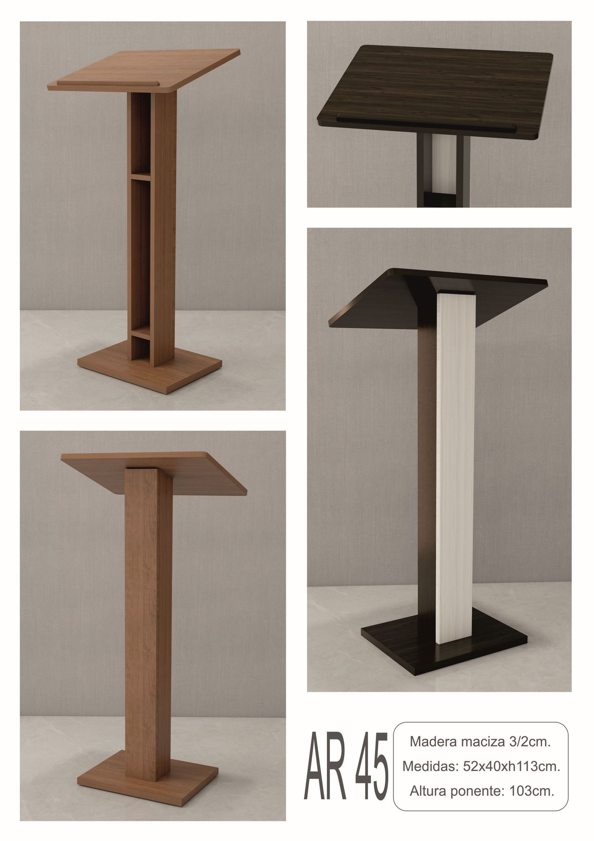 Atriles madera
