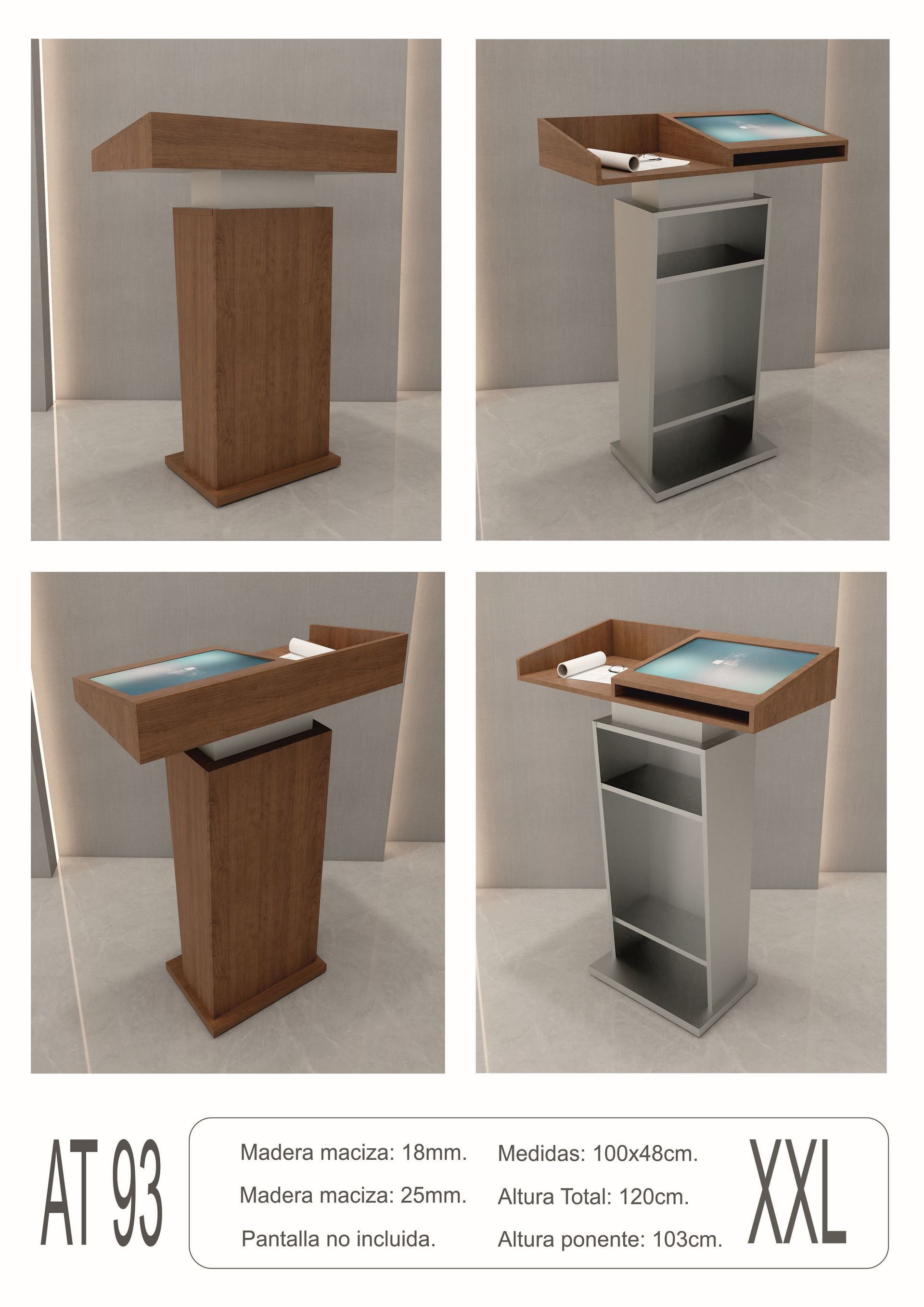 Atriles madera