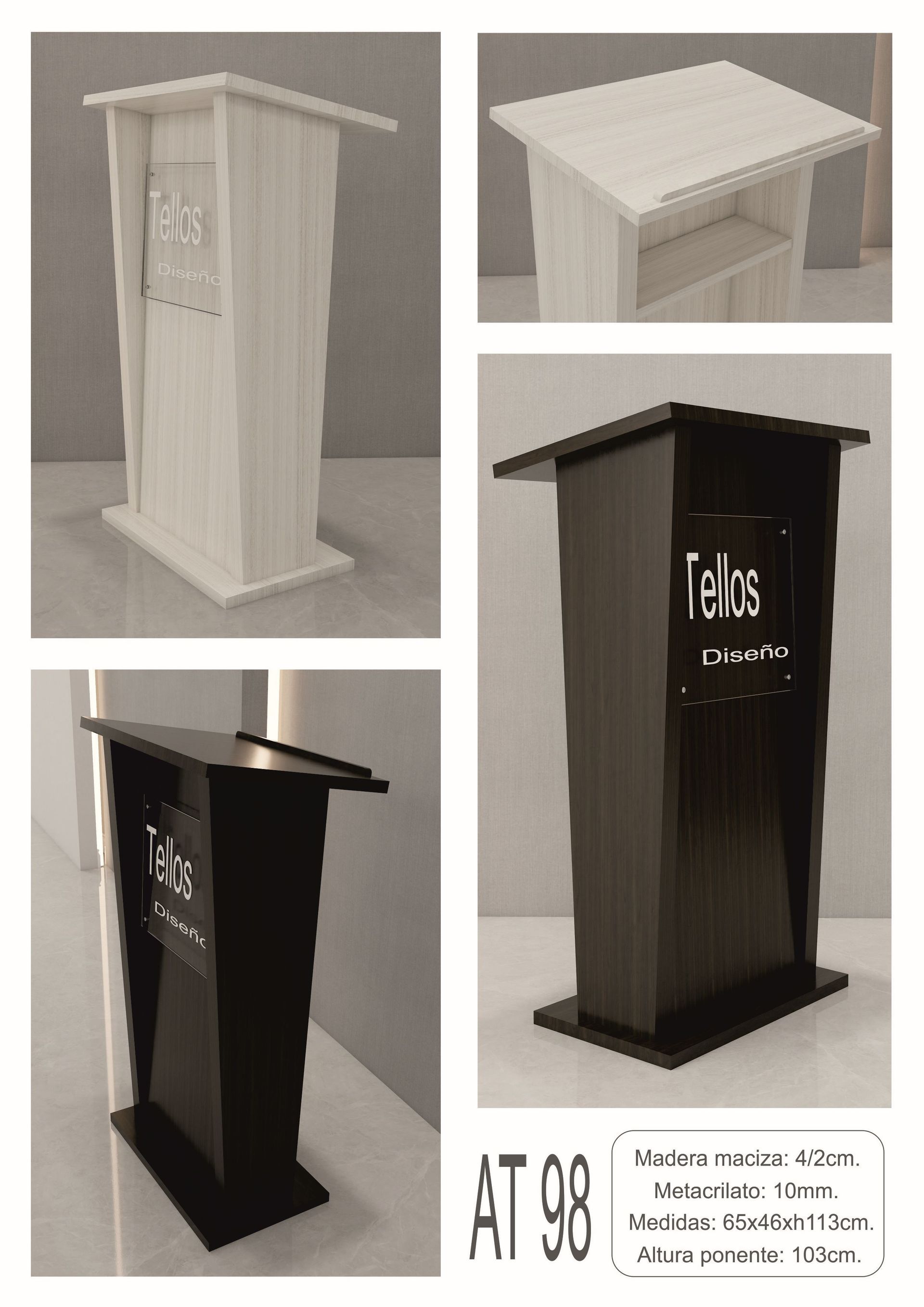 Atriles madera