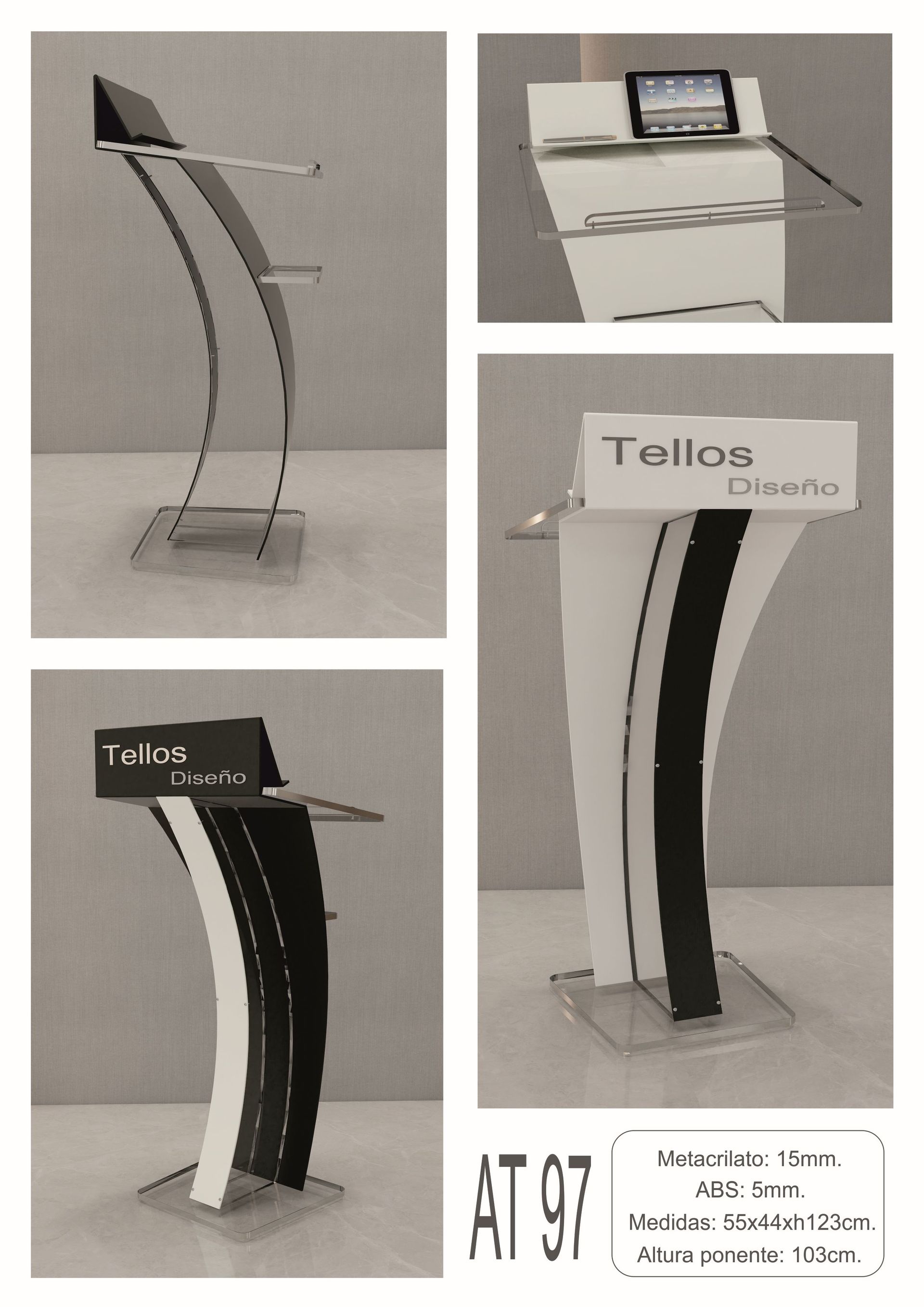 Atriles de metacrilato