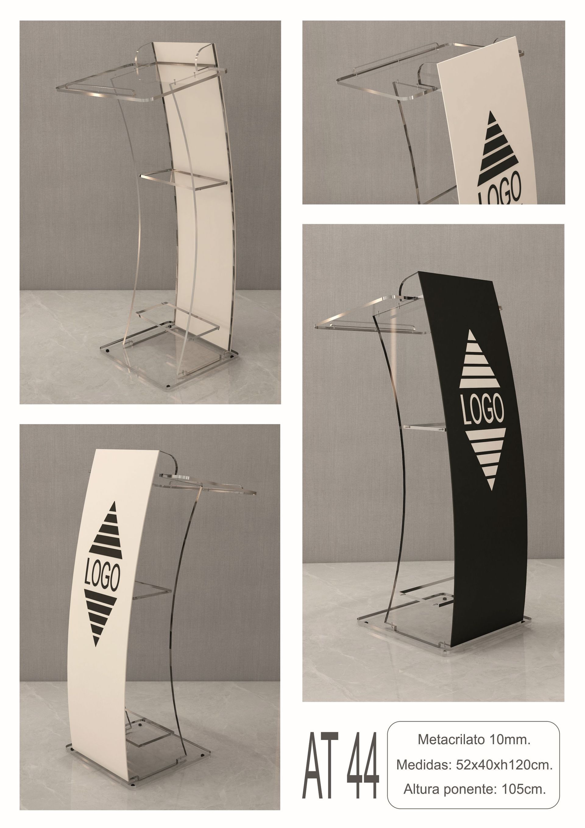 Atriles de metacrilato