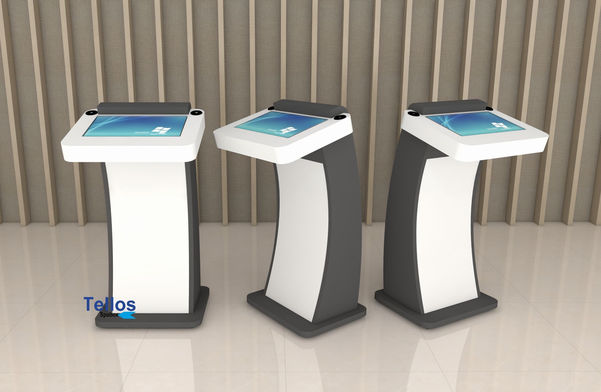 Atril de madera para pantalla