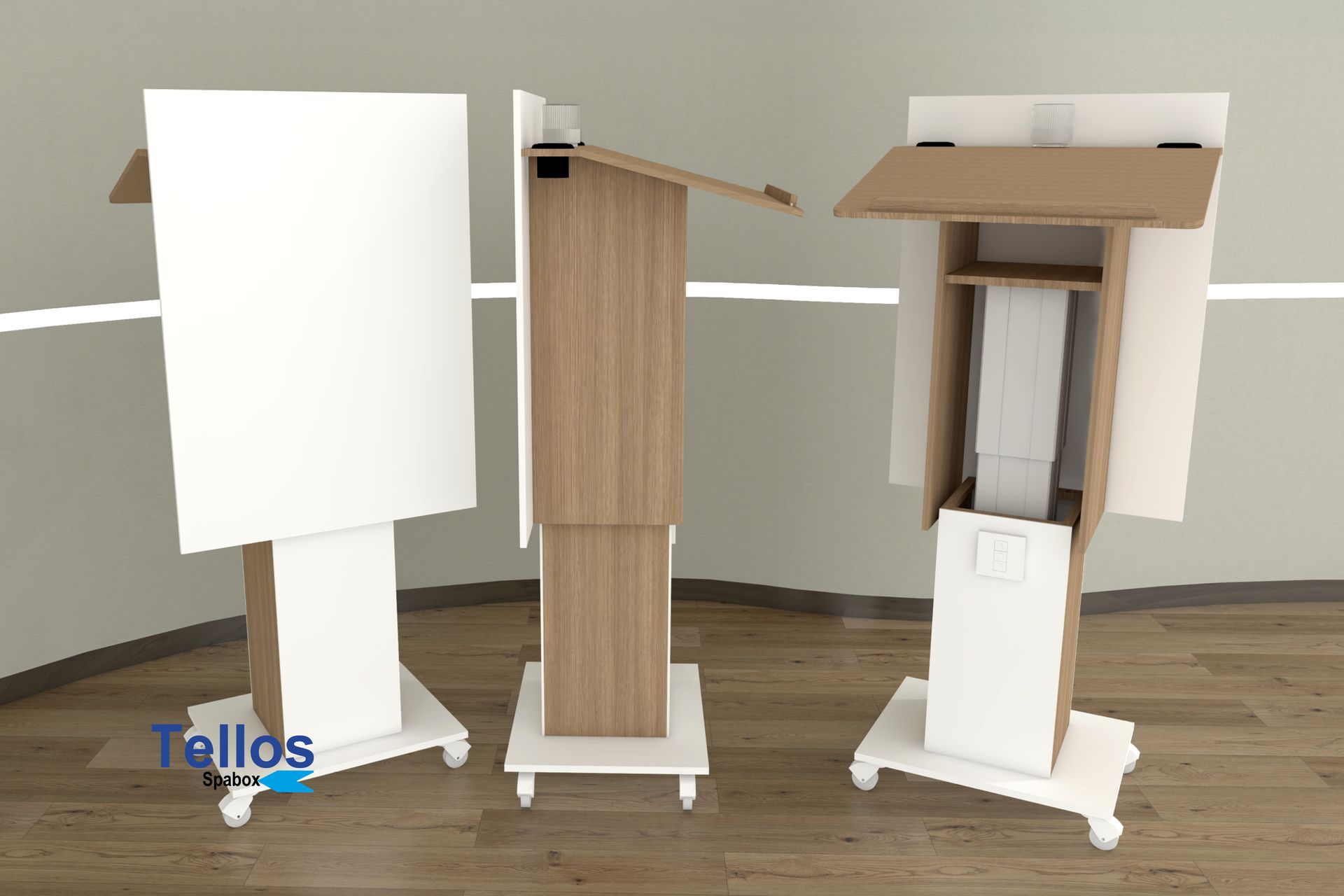 Atril regulable madera