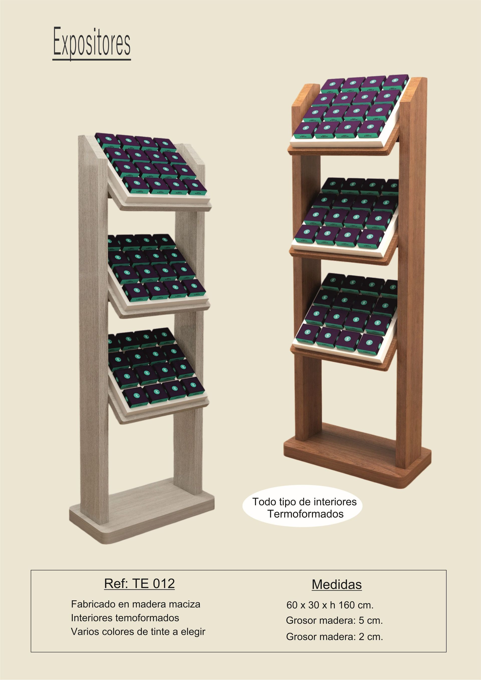 Expositor cosmética