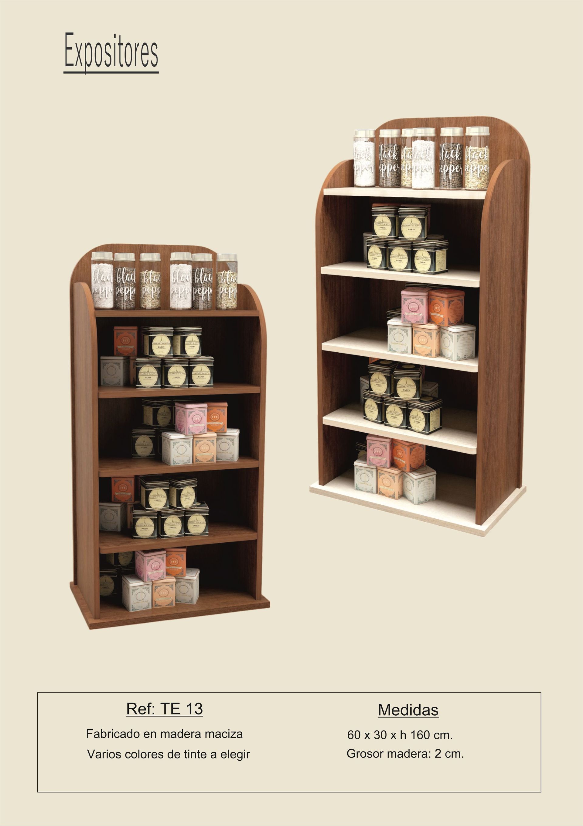 Expositor cosmética