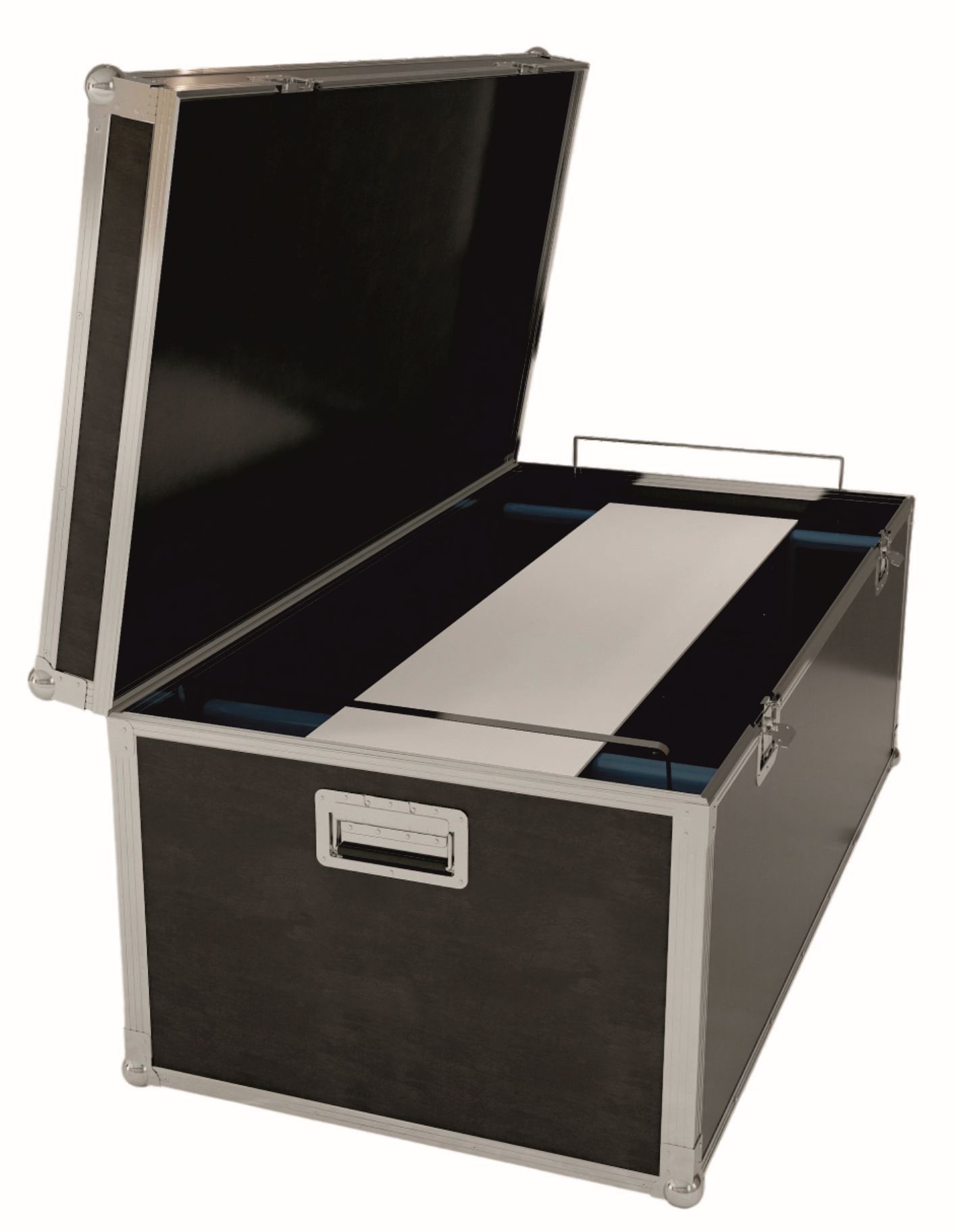 Flight case a medida para protección de equipos técnicos y audiovisuales. Fabricado por Spabox.