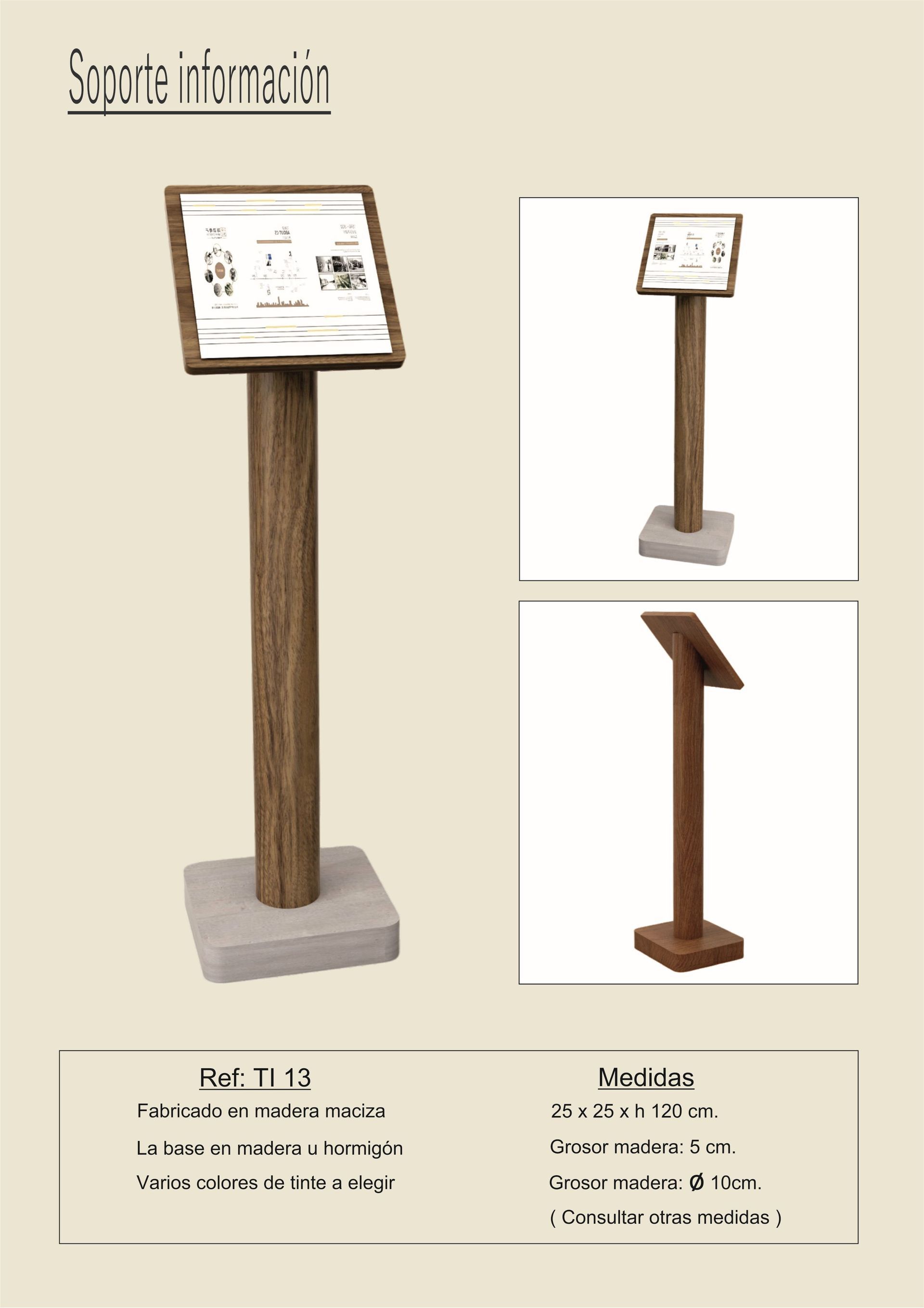 Soporte para información