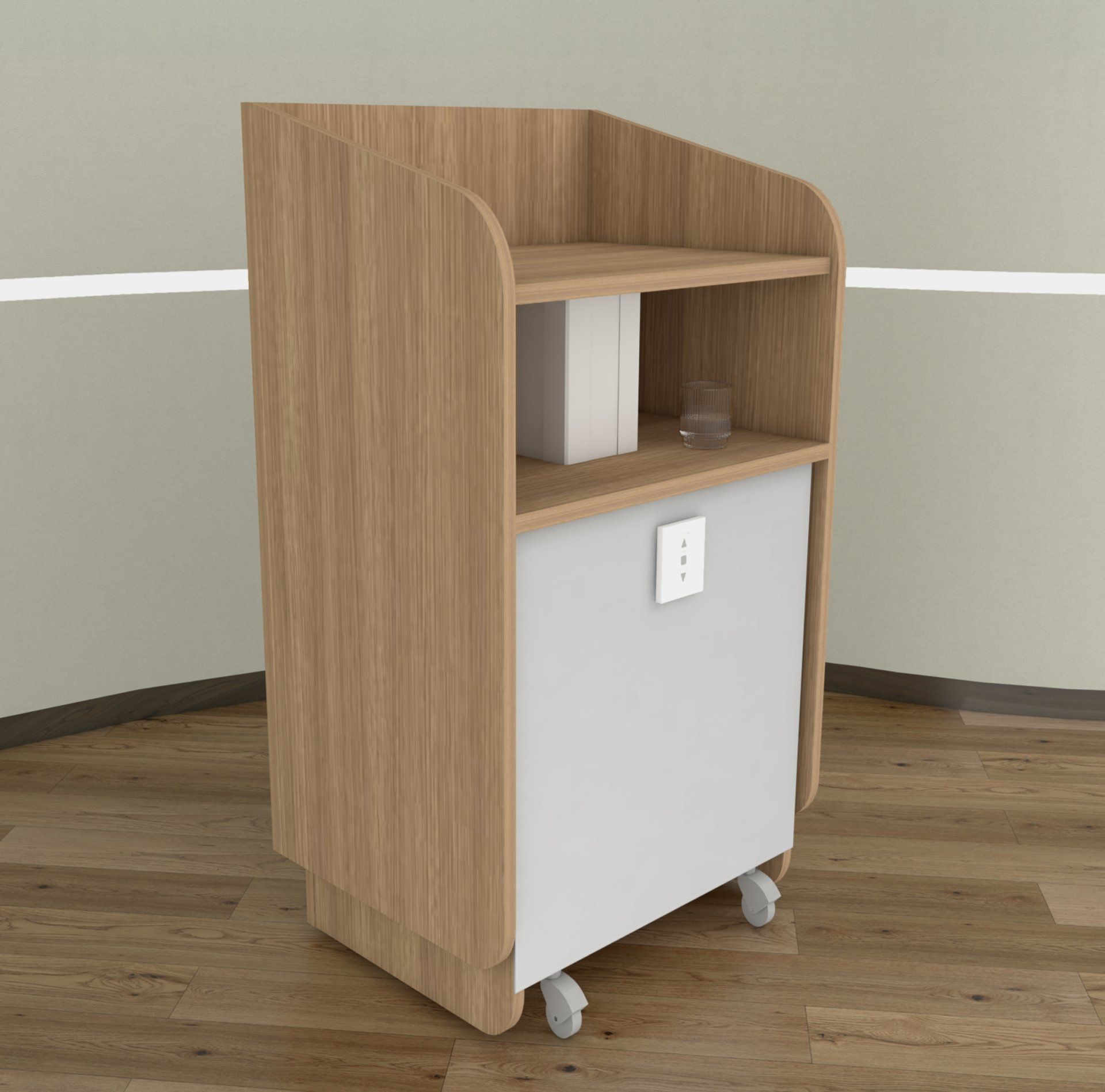 Atril regulable altura