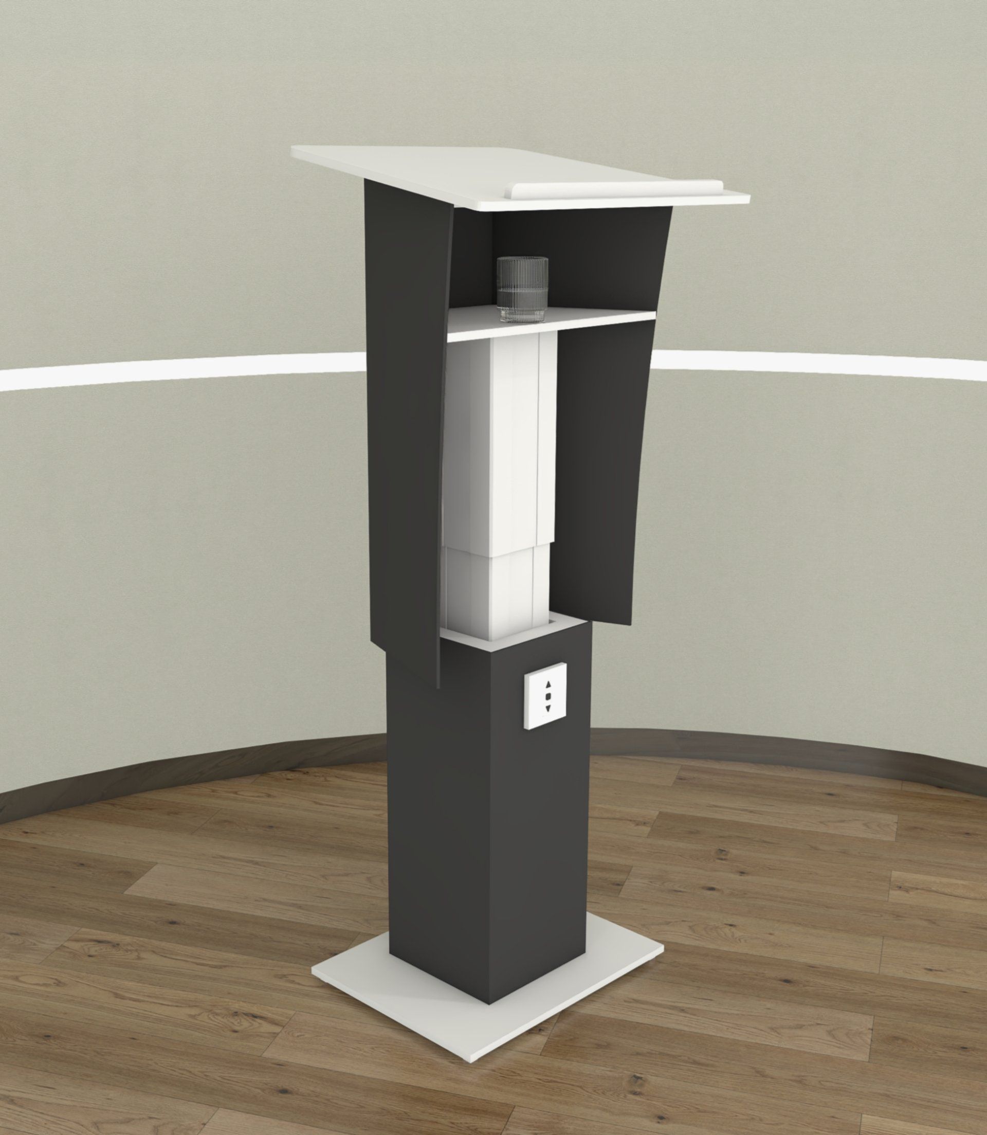 Atril regulable altura