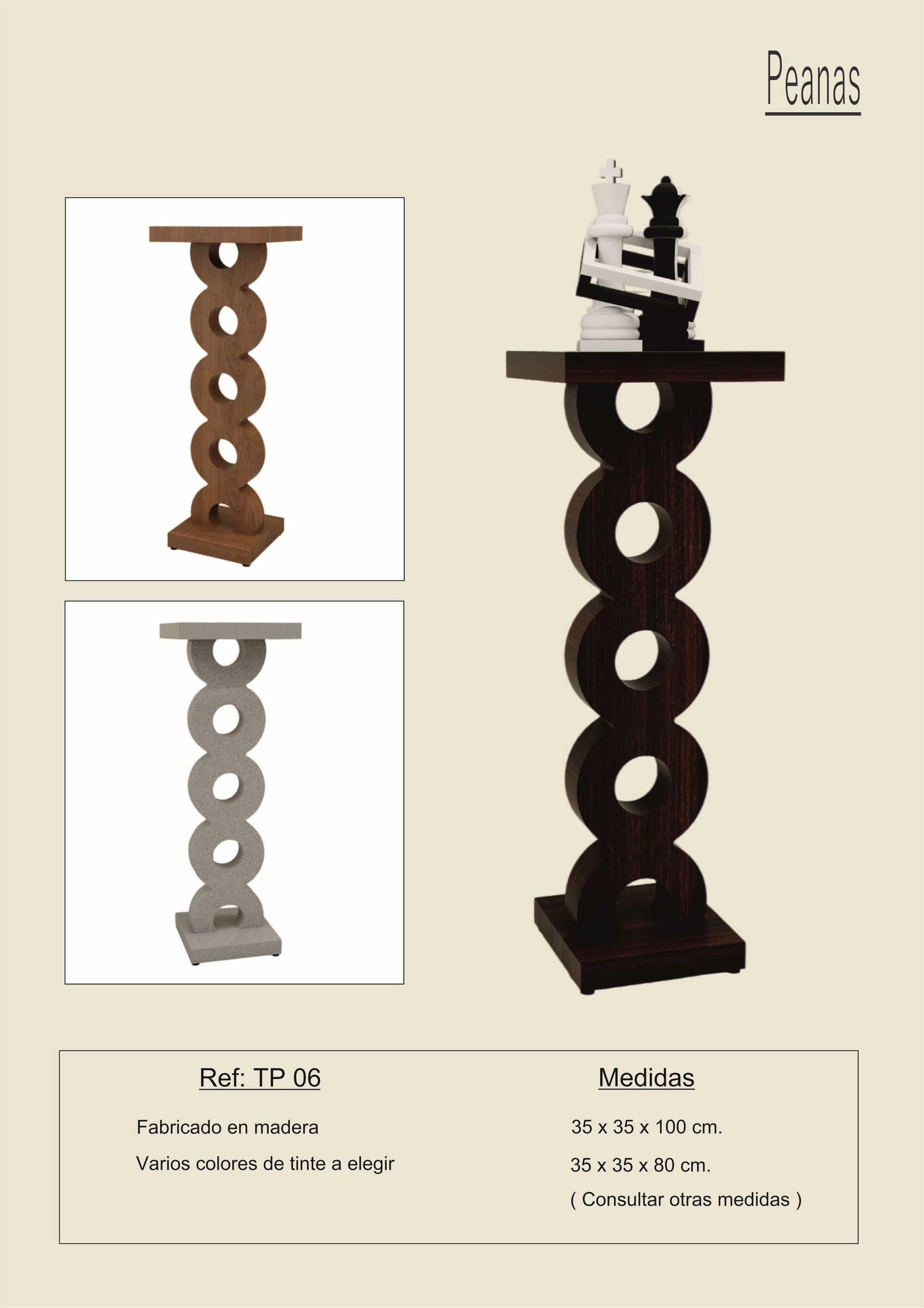 Peana decoración
