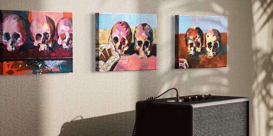 Memento Mori in zeitgenössischer Malerei: Schädel, leuchtende Farben, Humor und Hintersinn