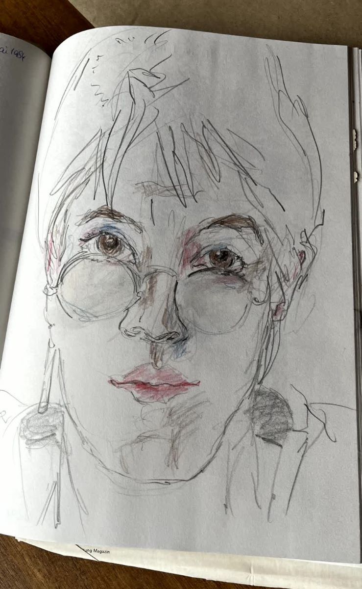 Bilder aus meinem Skizzenbuch. „Kopien“ nach Horst Janssen - Lernen durch Nachahmen