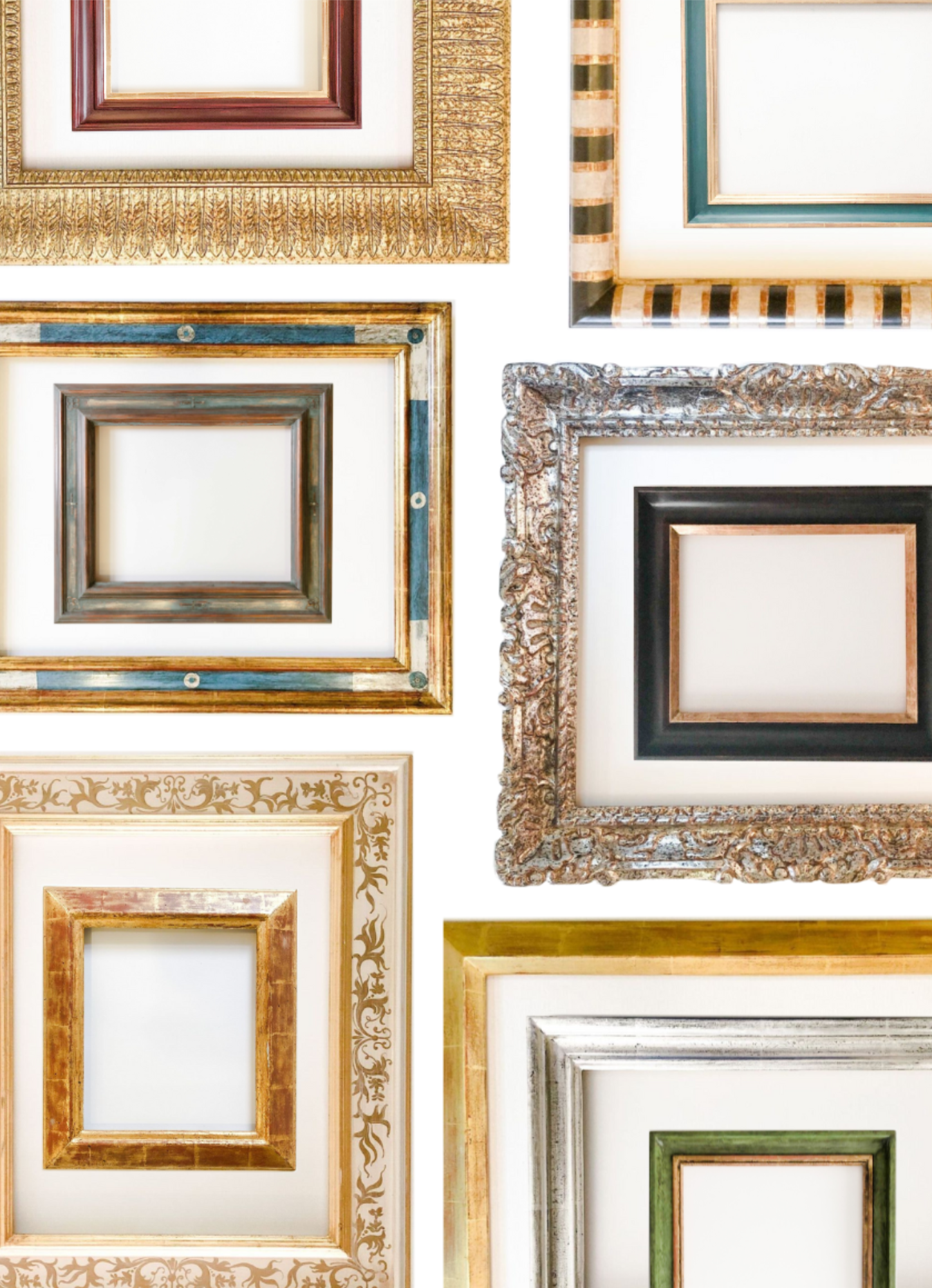 Bilderrahmen vergoldet / versilbert