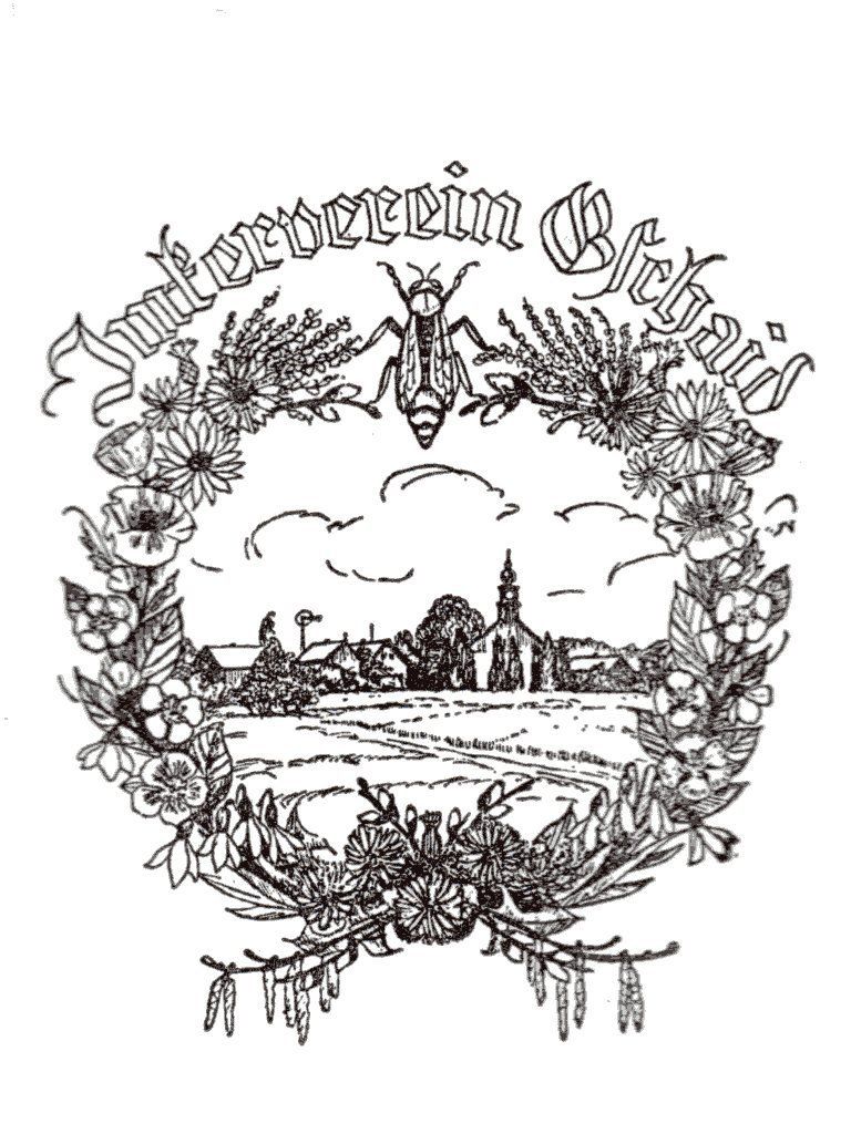 Das alte Logo des Imkervereins Gschaid