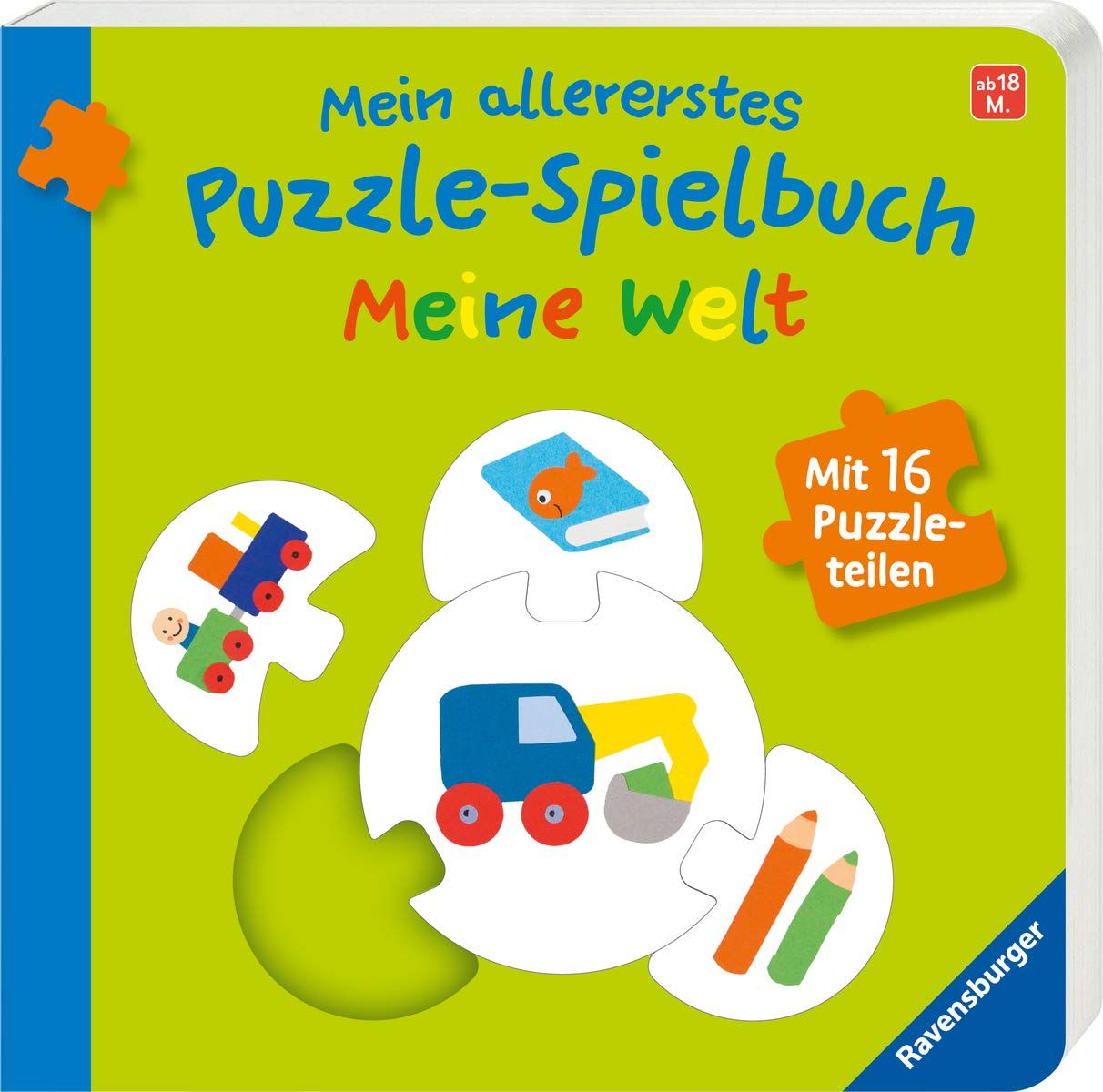Mein allererstes Puzzle-Spielbuch - Meine Welt, Ravensburger, Ministeps, Kathrin Lena Orso, Pappbilderbuch