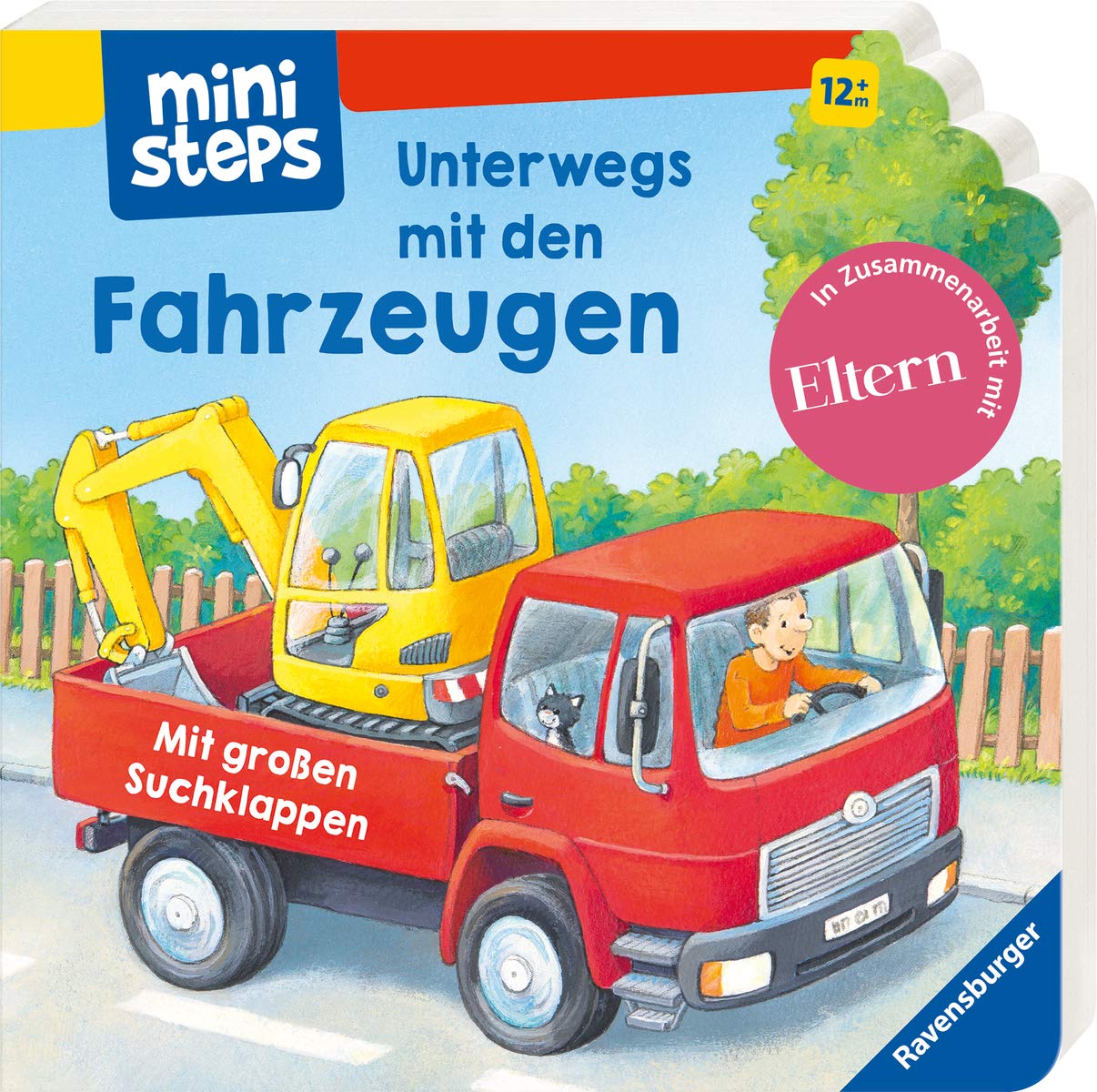 Ravensburger, Kathrin Lena Orso, Pappbilderbücher, Kinderbücher, Unterwegs mit den Fahrzeugen, Mini Steps
