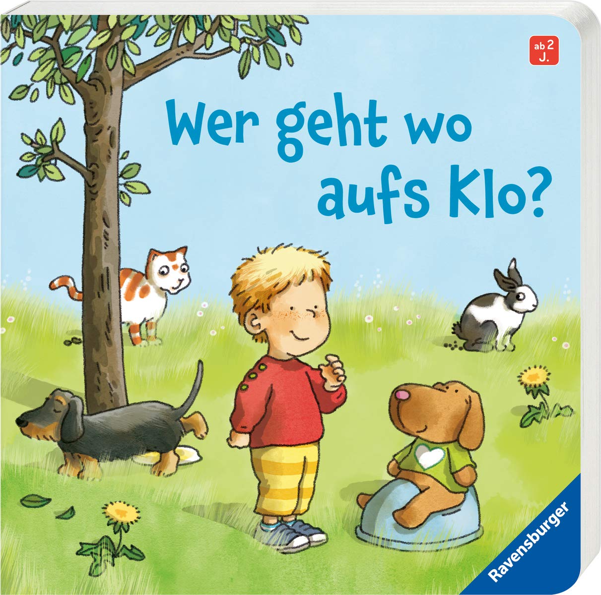 Jetzt bestellen! Ravensburger, Pappbilderbuch, Wer geht wo aufs Klo? Kathrin Lena Orso