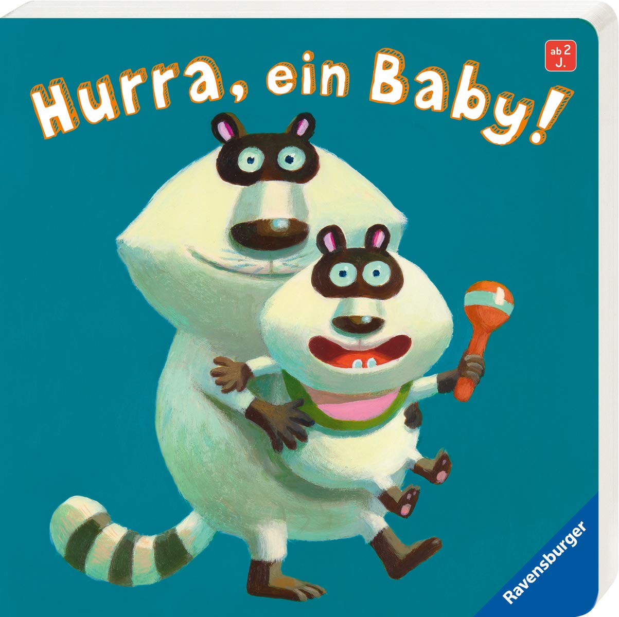 Ravensburger, Pappbilderbuch, Hurra ein Baby, Kathrin Lena Orso